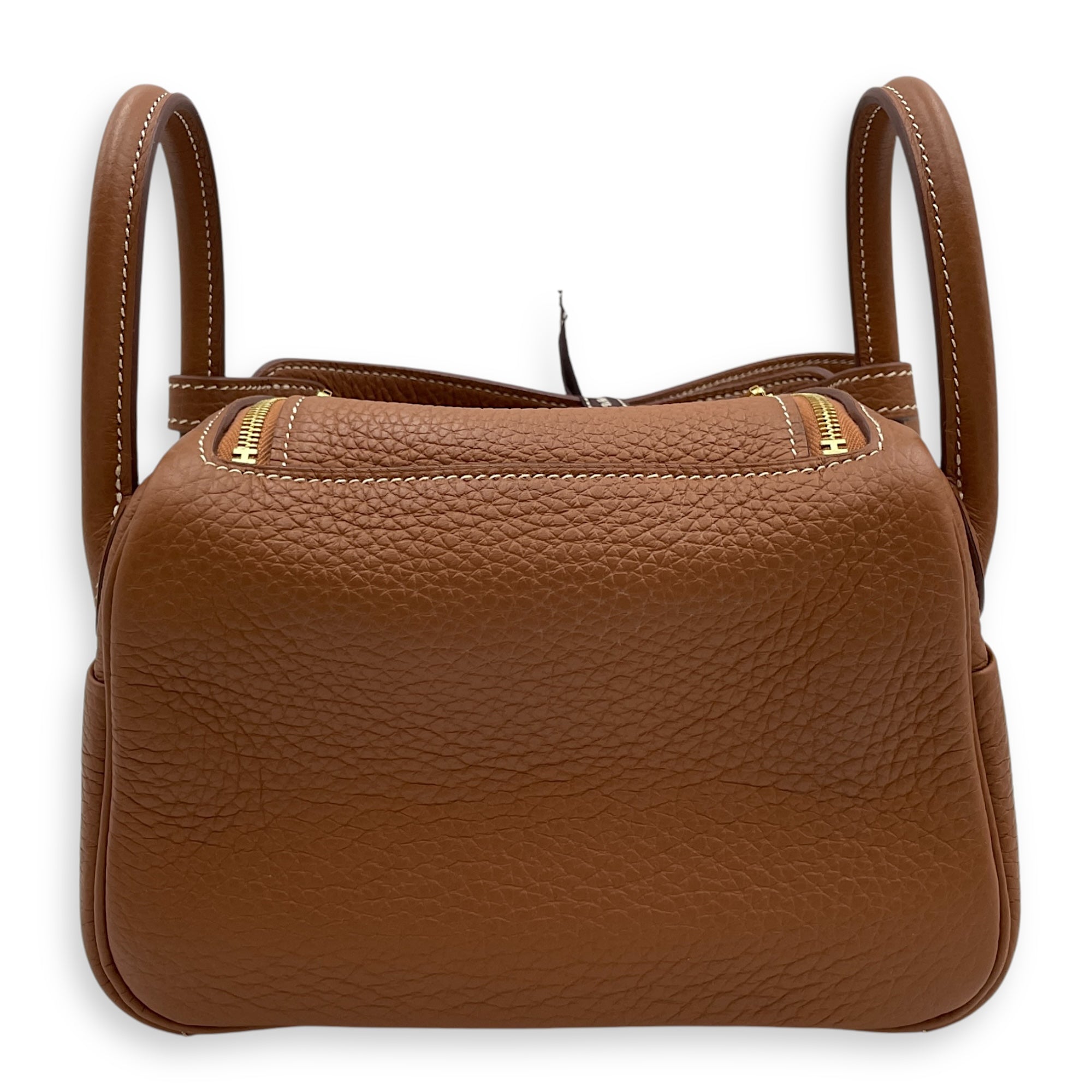 Lindy Mini Gold in Clemence, Gold hardware
