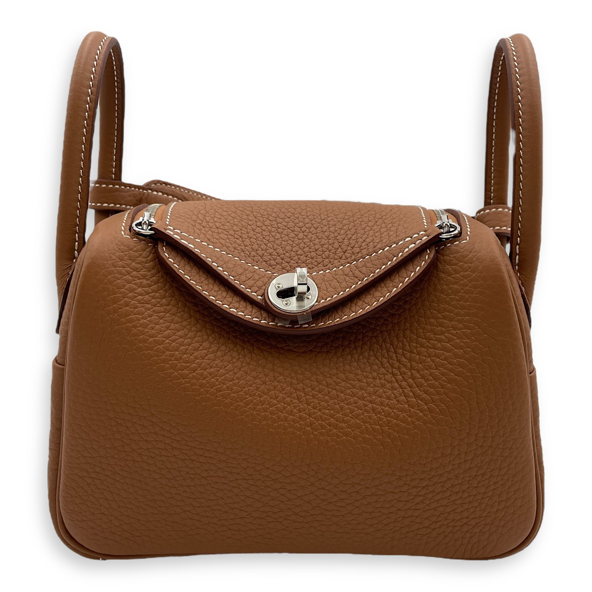 Lindy II Mini Gold in Clemence, Palladium hardware