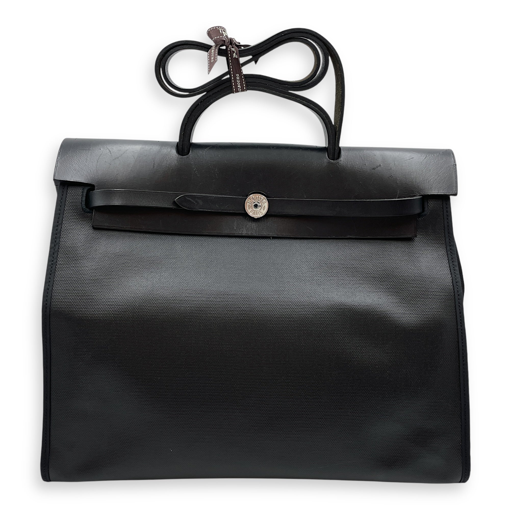 Herbag 39 Black in Vache Hunter/Toile H Berline, Palladium hardware