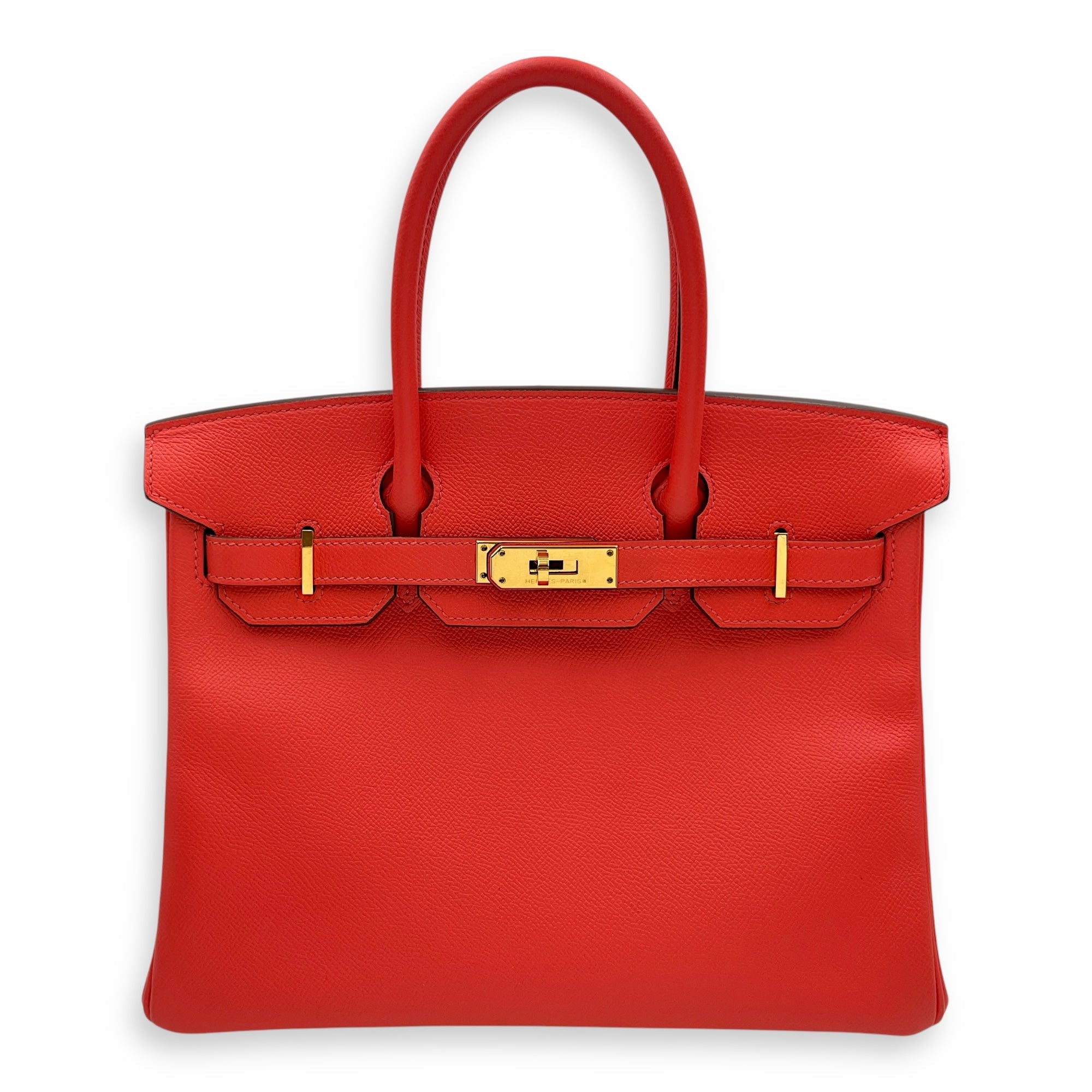 Birkin 30 Rose Jaipur in Epsom, Gold hardware