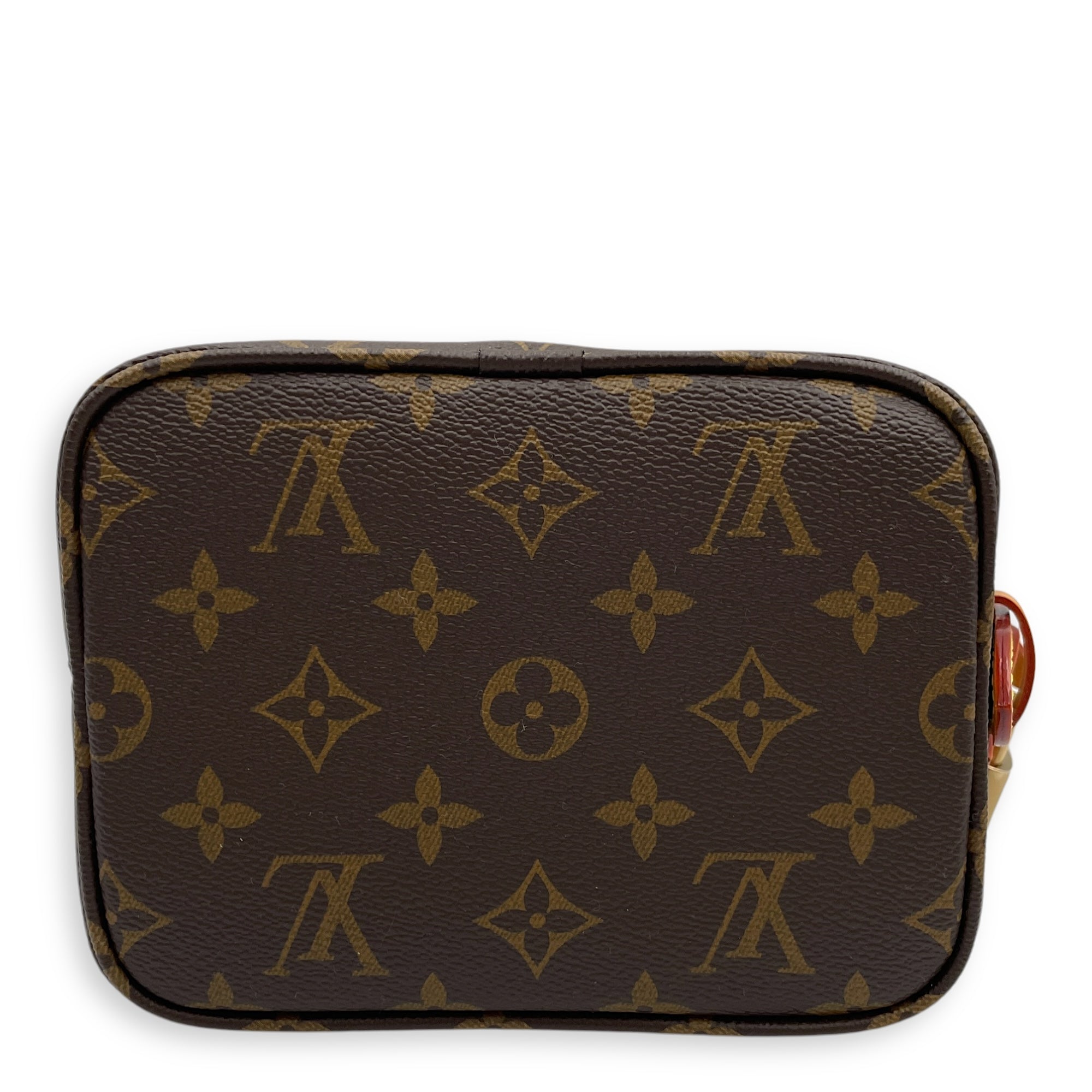 LV all in BB 18 Brown Monogram Shoulder Bag in Coated Canvas, Gold hardware