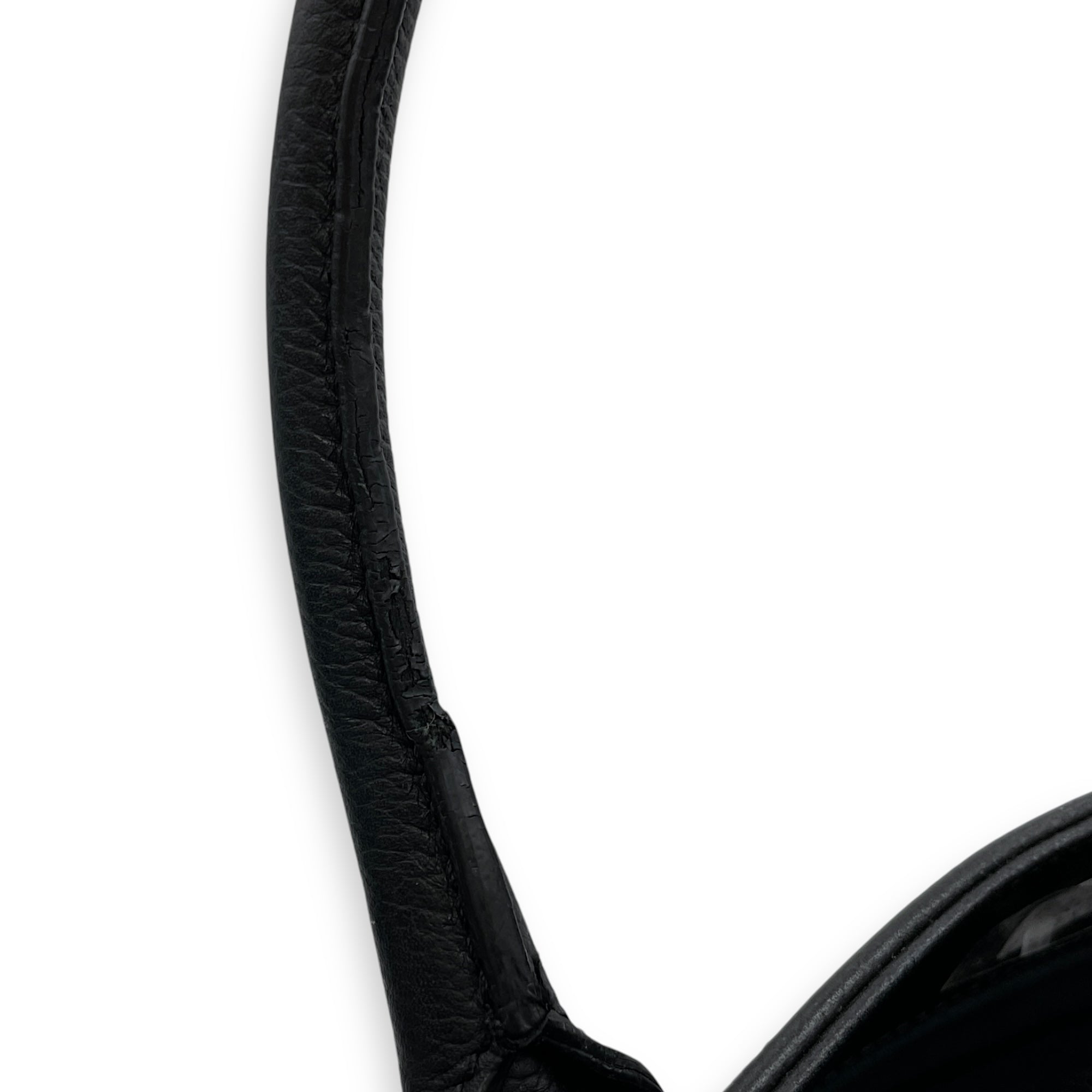 CC Executive Shopper Black Tote Bag in Calfskin, Gold hardware