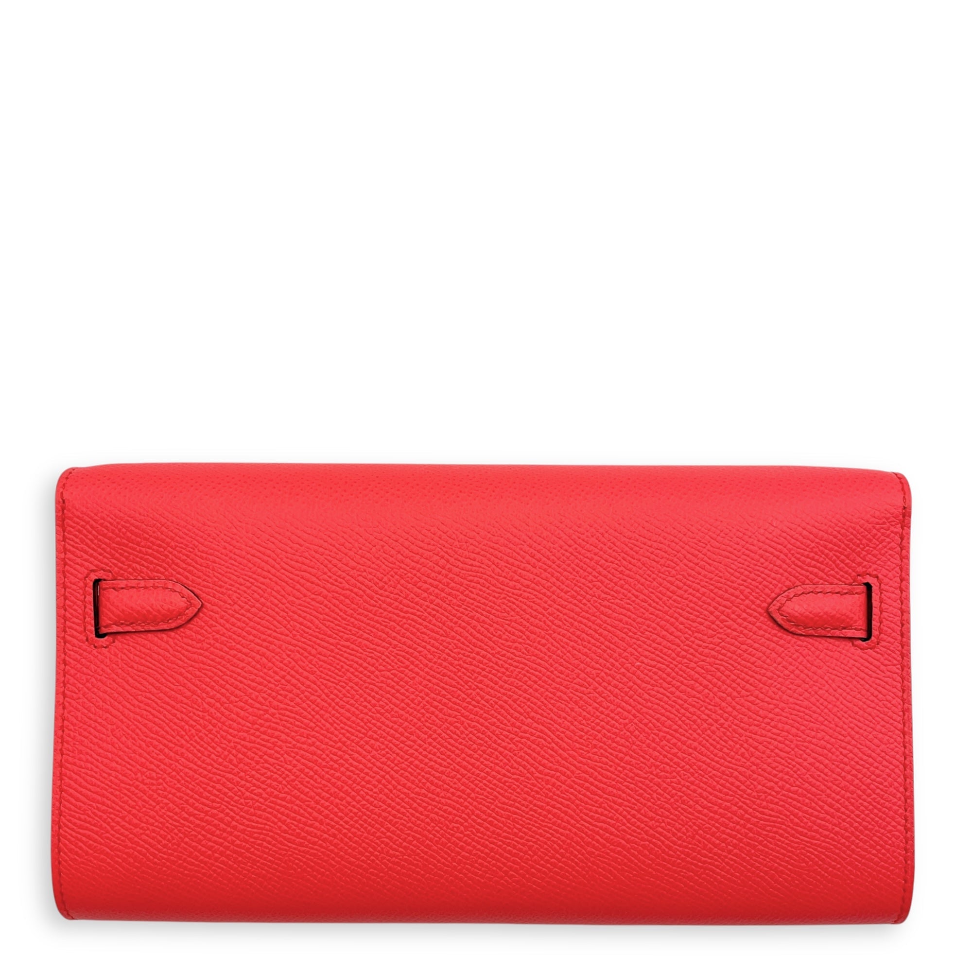 Kelly To Go Rose Texas Crossbody Bag in Epsom, Palladium hardware
