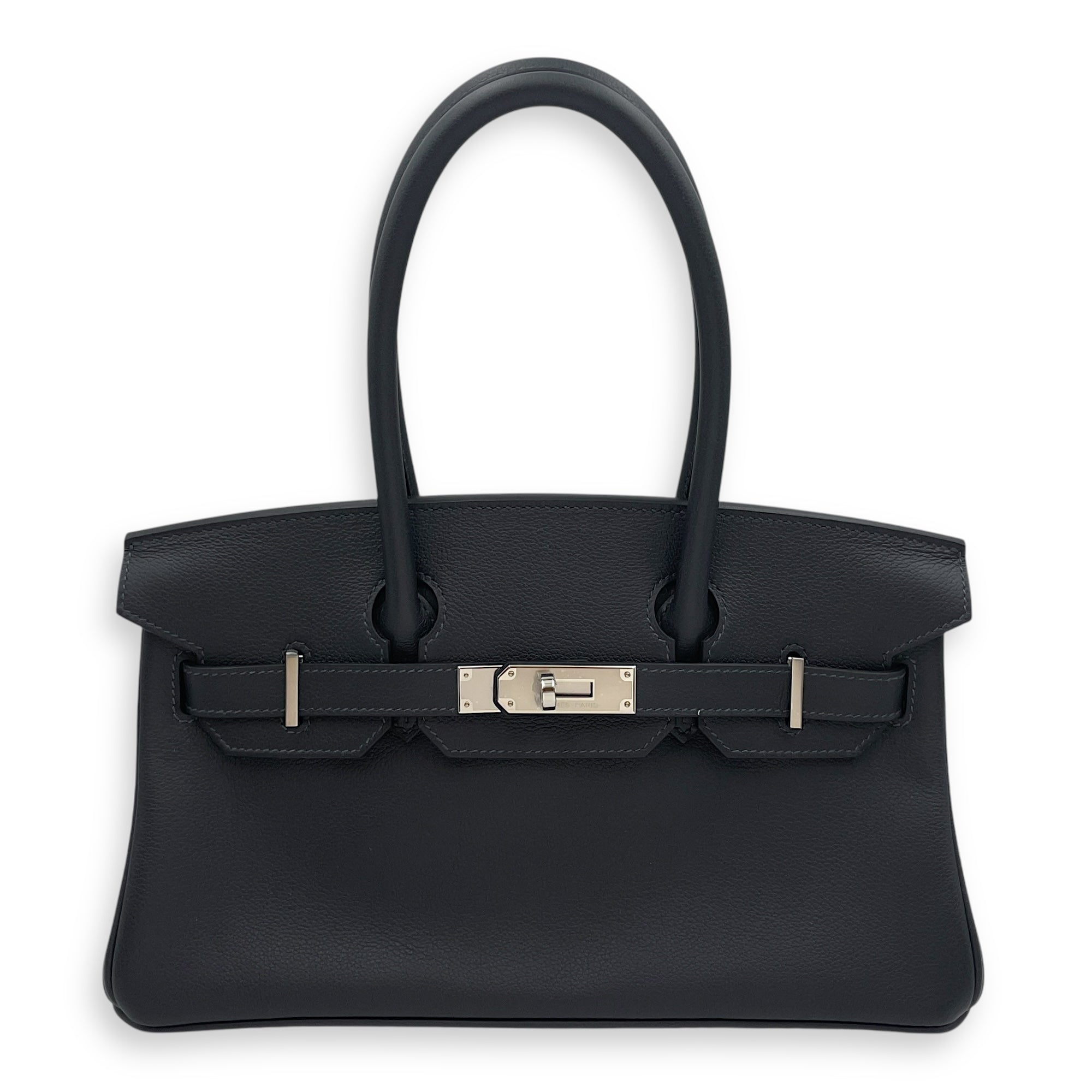 Shoulder Birkin Light 29 Caban in Evercolor, Palladium hardware
