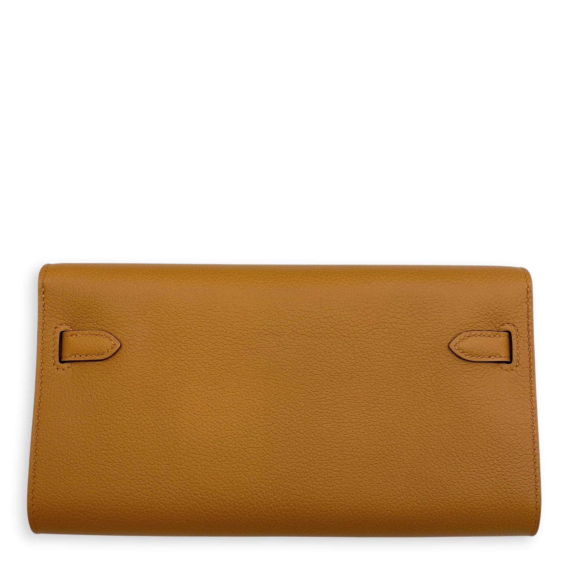 Kelly To Go Caramel Crossbody Bag in Evercolor, Gold hardware