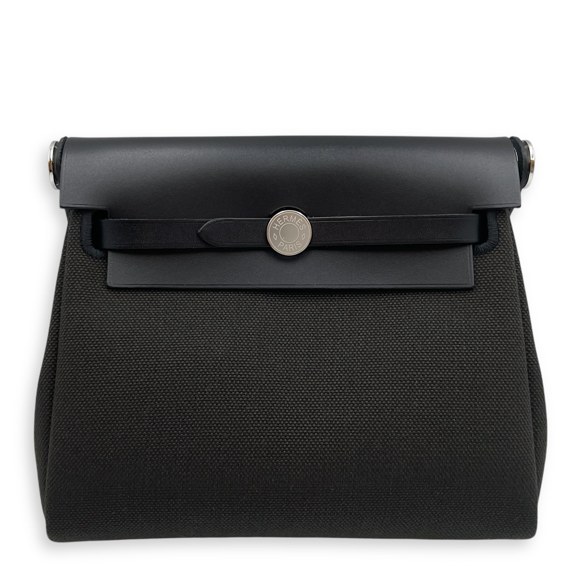 Herbag Mini Dark Bronze/Noir in Toile/Vache Hunter, Palladium hardware