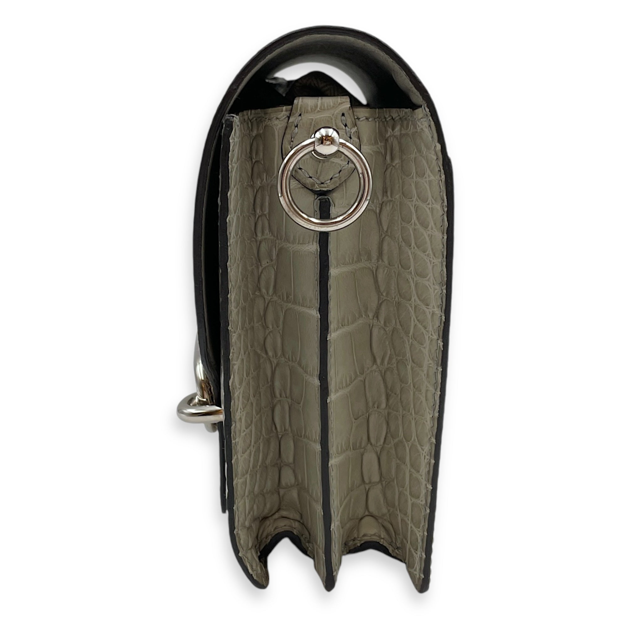 Roulis Touch Mini Ombre/Gris in Lizard/Matte Alligator, Palladium hardware