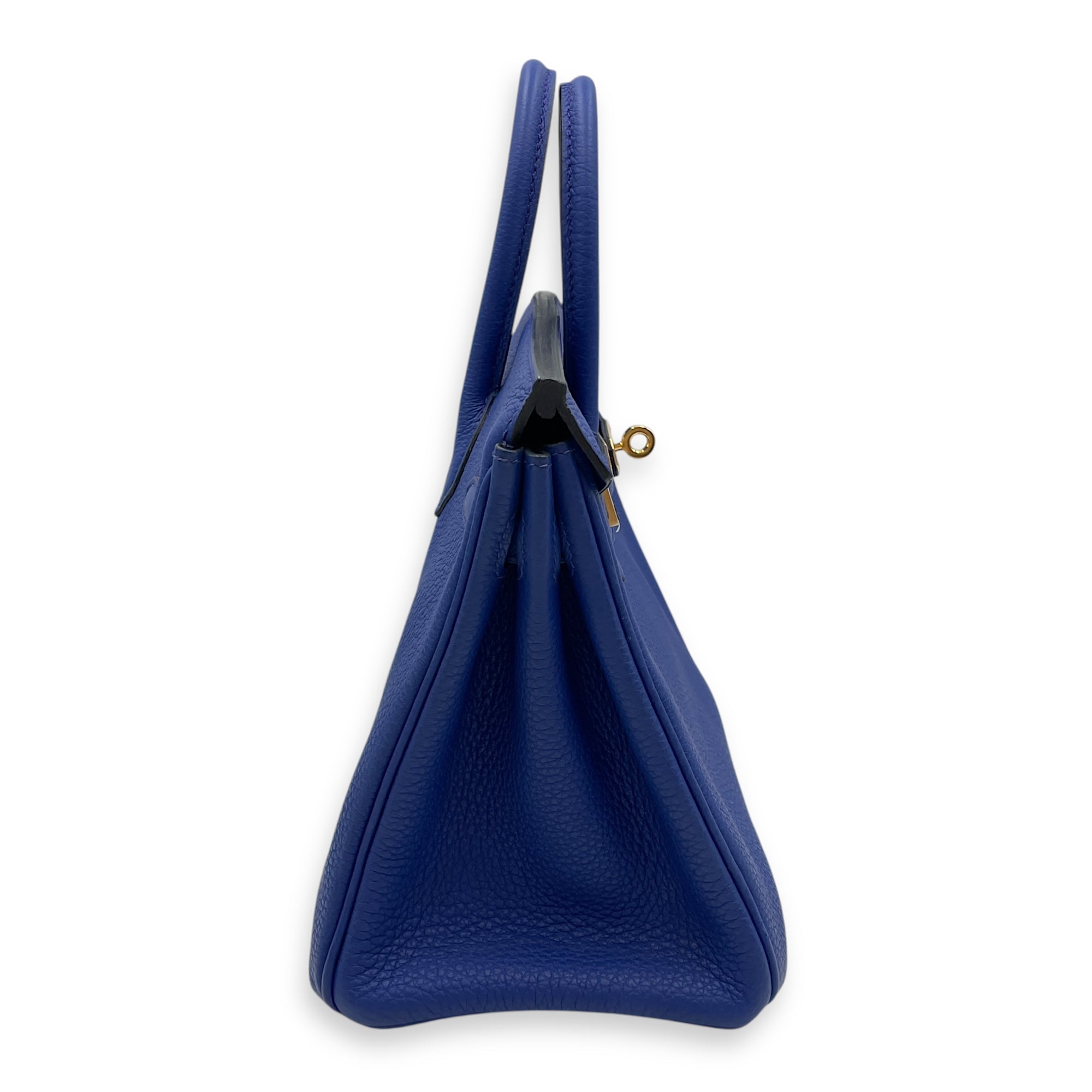 Birkin 25 Blue Royal in Togo, Gold hardware