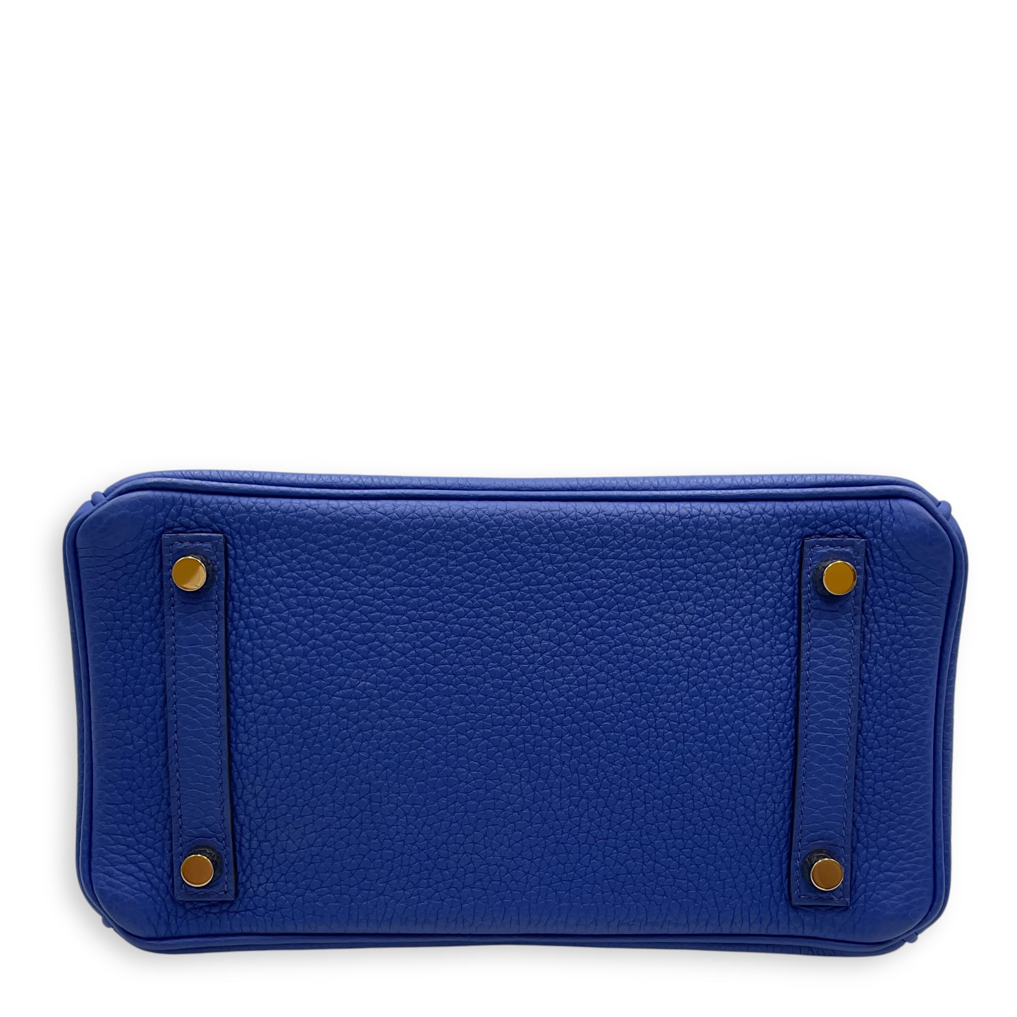 Birkin 25 Blue Royal in Togo, Gold hardware