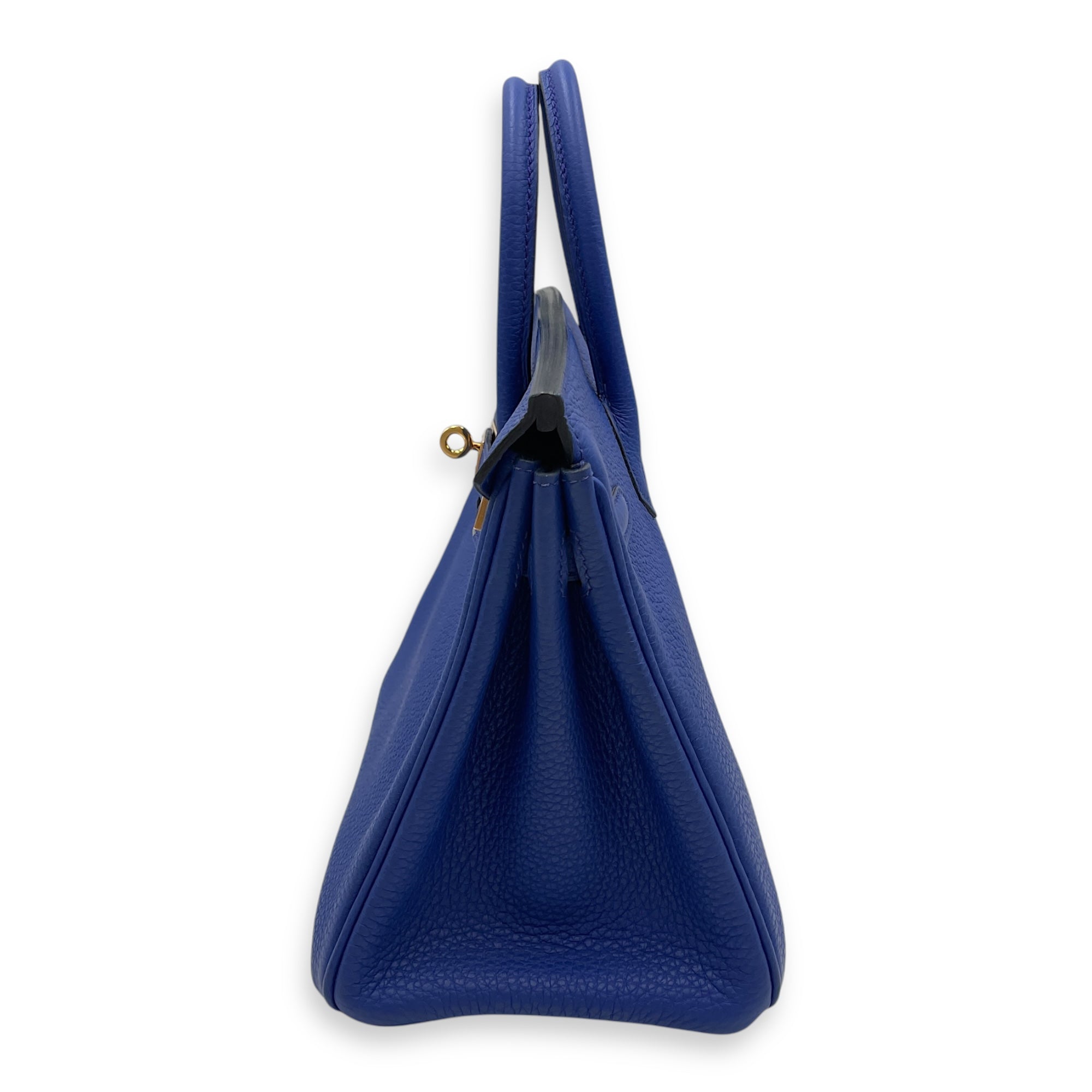 Birkin 25 Blue Royal in Togo, Gold hardware