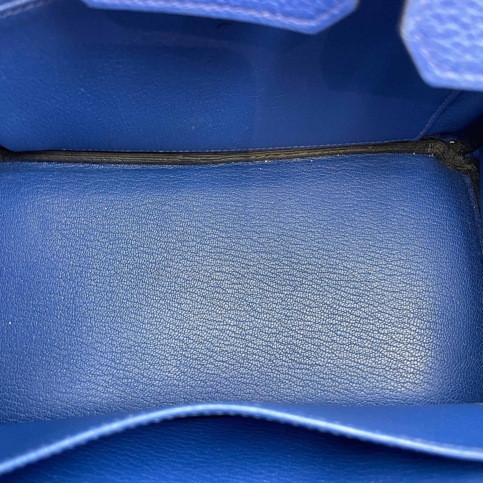Birkin 25 Blue Royal in Togo, Gold hardware