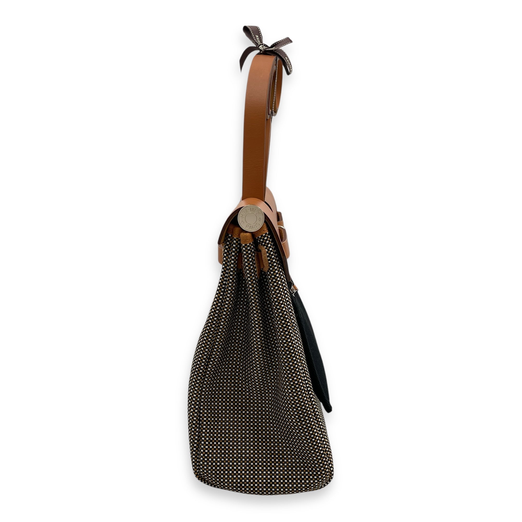 Herbag 31 Naturel/Noir-Blanc in Vache Hunter/Toile, Palladium hardware