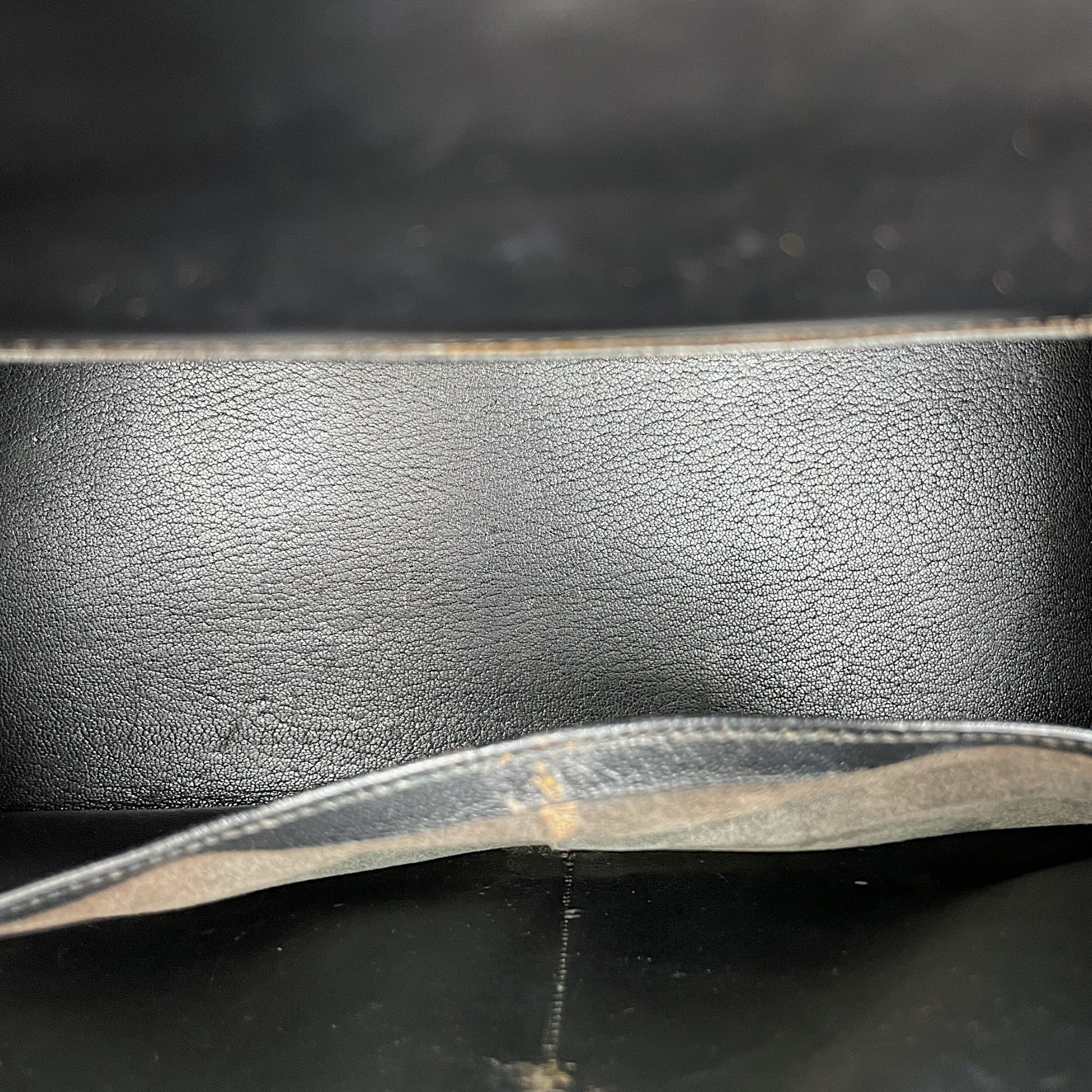 Sellier Kelly 35 Black in Box, Gold hardware