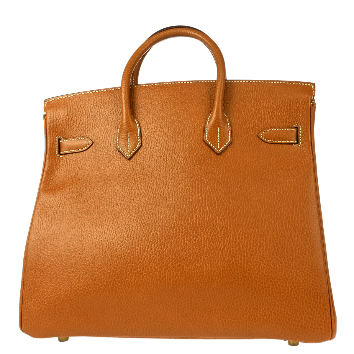 Hermes 1995 Natural Ardennes Haut a Courroies 32 Handbag