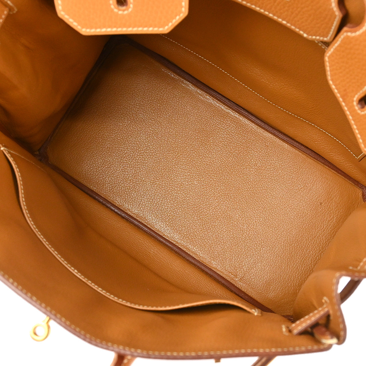 Hermes 1995 Natural Ardennes Haut a Courroies 32 Handbag