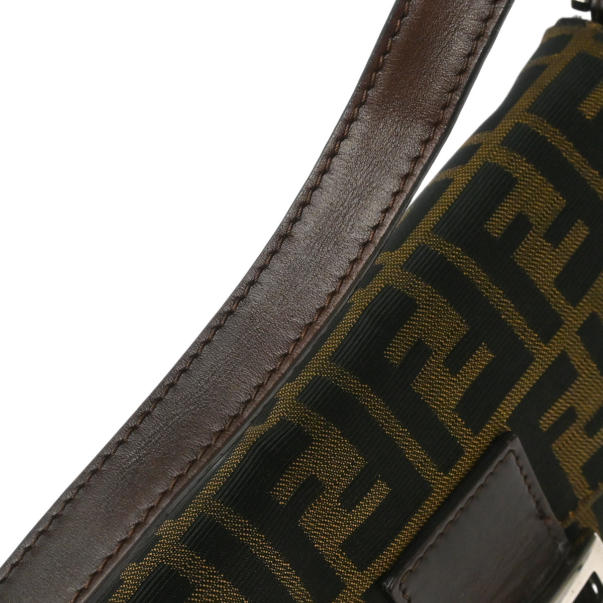 Fendi Brown Zucca Baguette Handbag