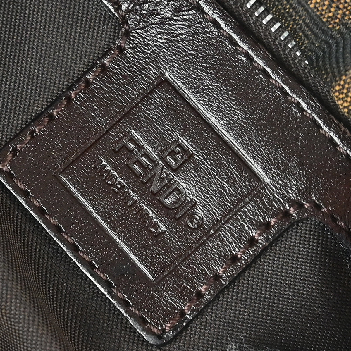 Fendi Brown Zucca Handbag