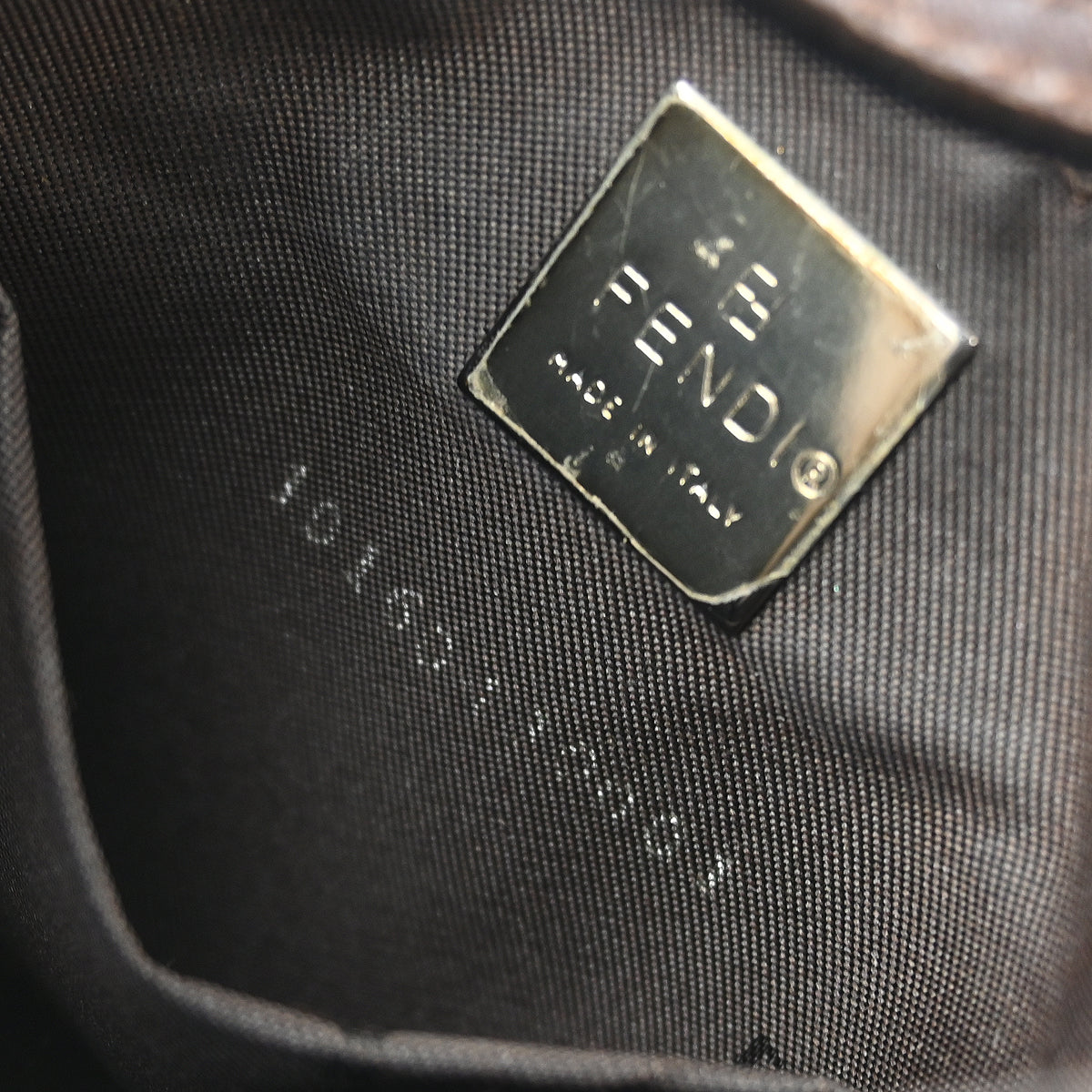 Fendi Brown Zucca Shoulder Bag