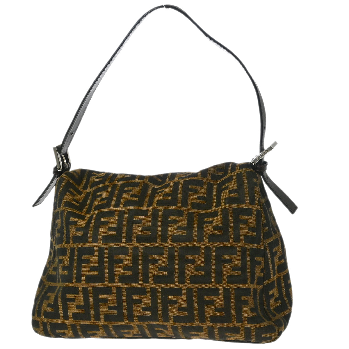 Fendi Brown Zucca Mamma Baguette Handbag