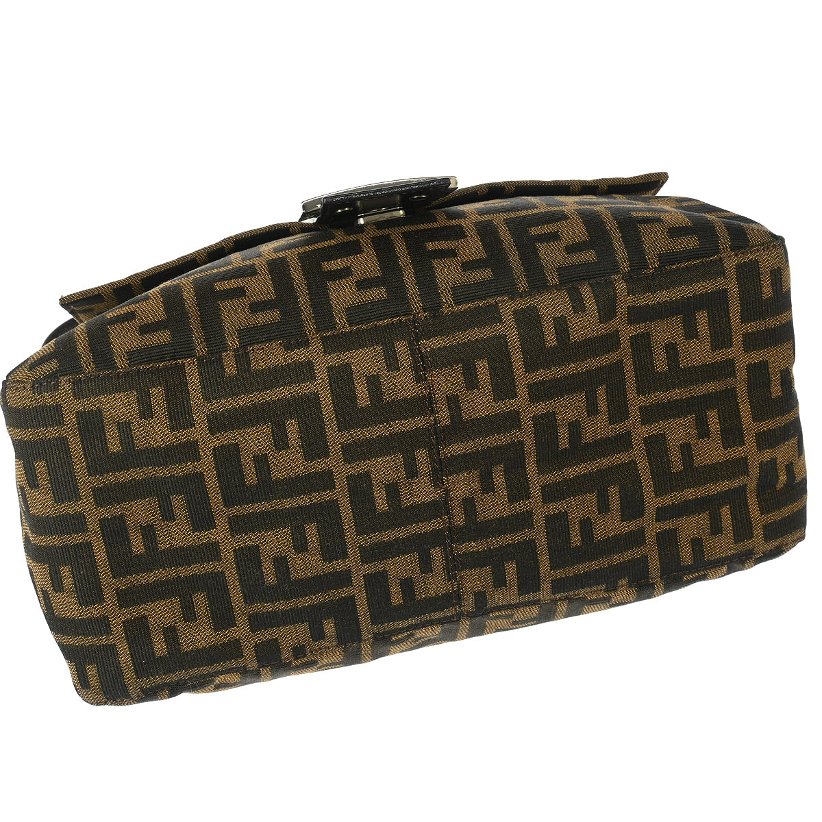 Fendi Brown Zucca Mamma Baguette Handbag