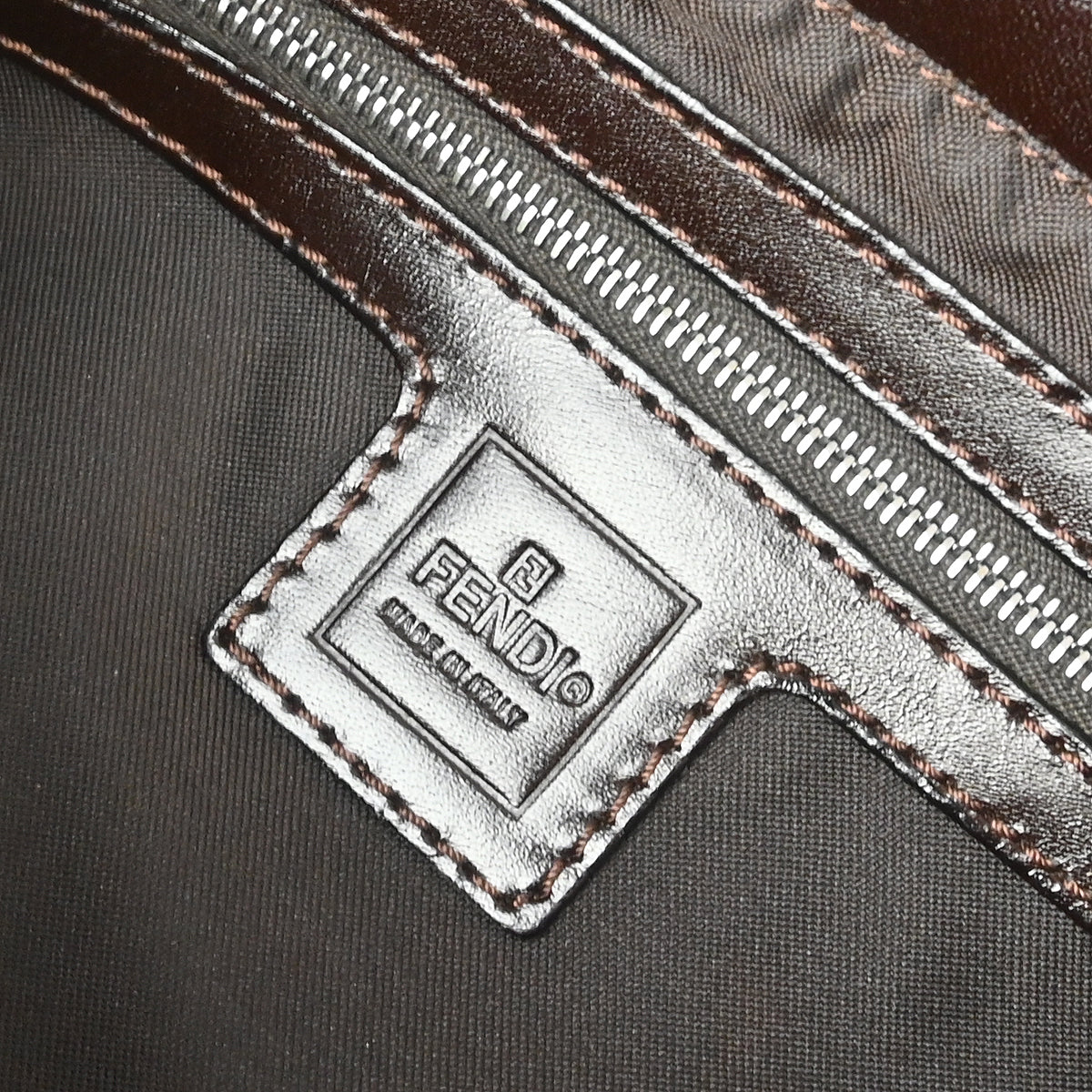 Fendi Brown Zucca Handbag