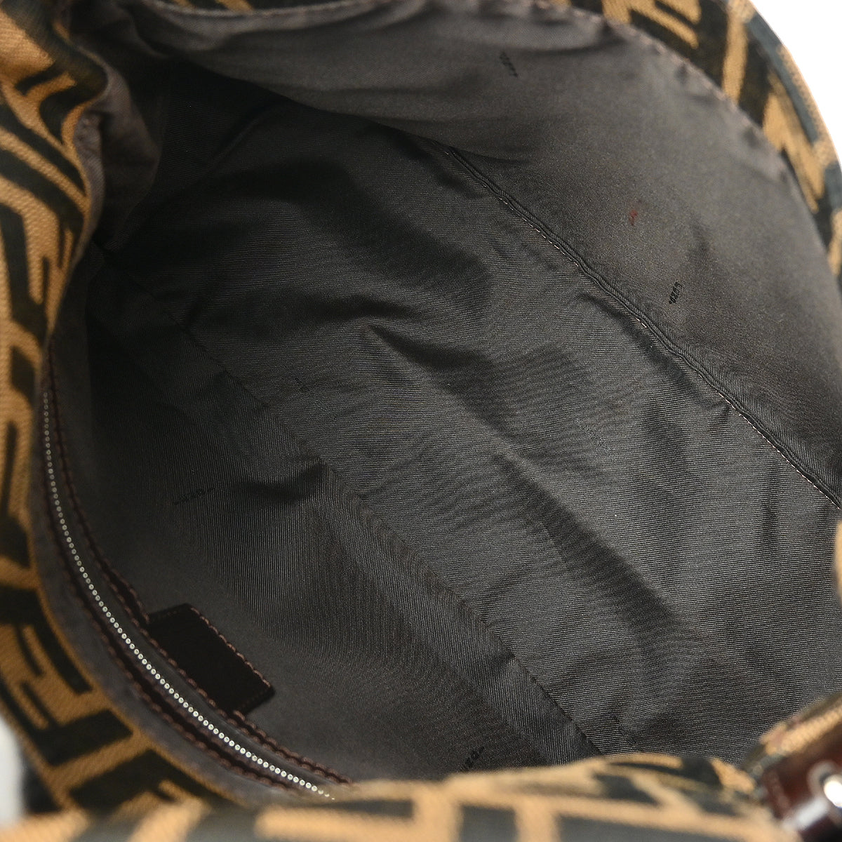 Fendi Brown Zucca Mamma Baguette Handbag