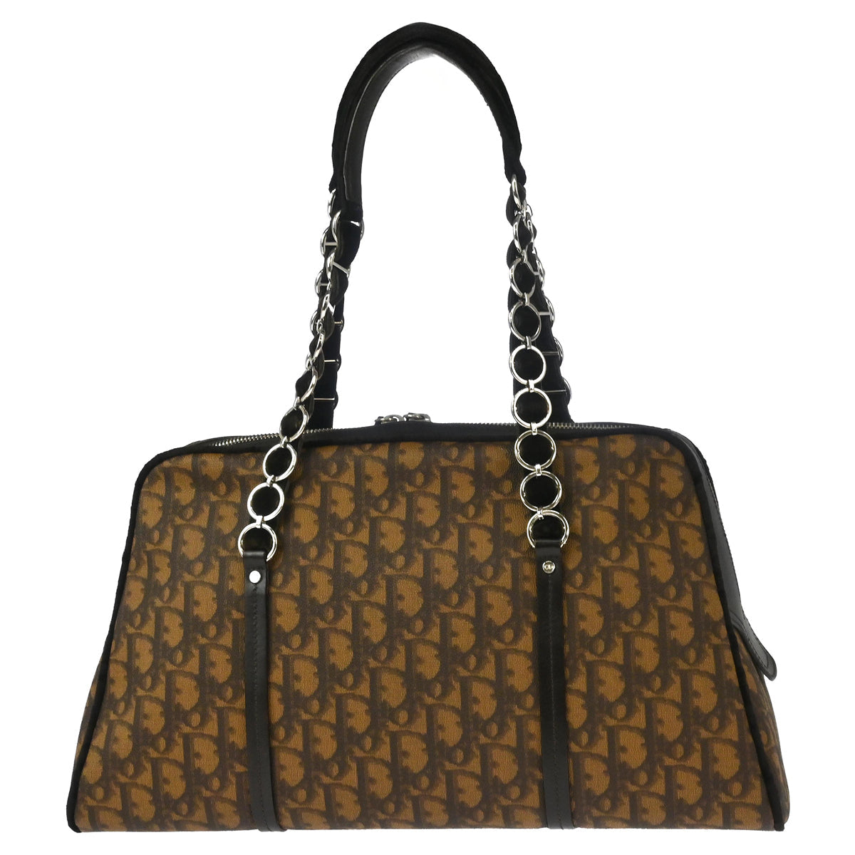 Christian Dior 2005 Brown Romantic Trotter Handbag