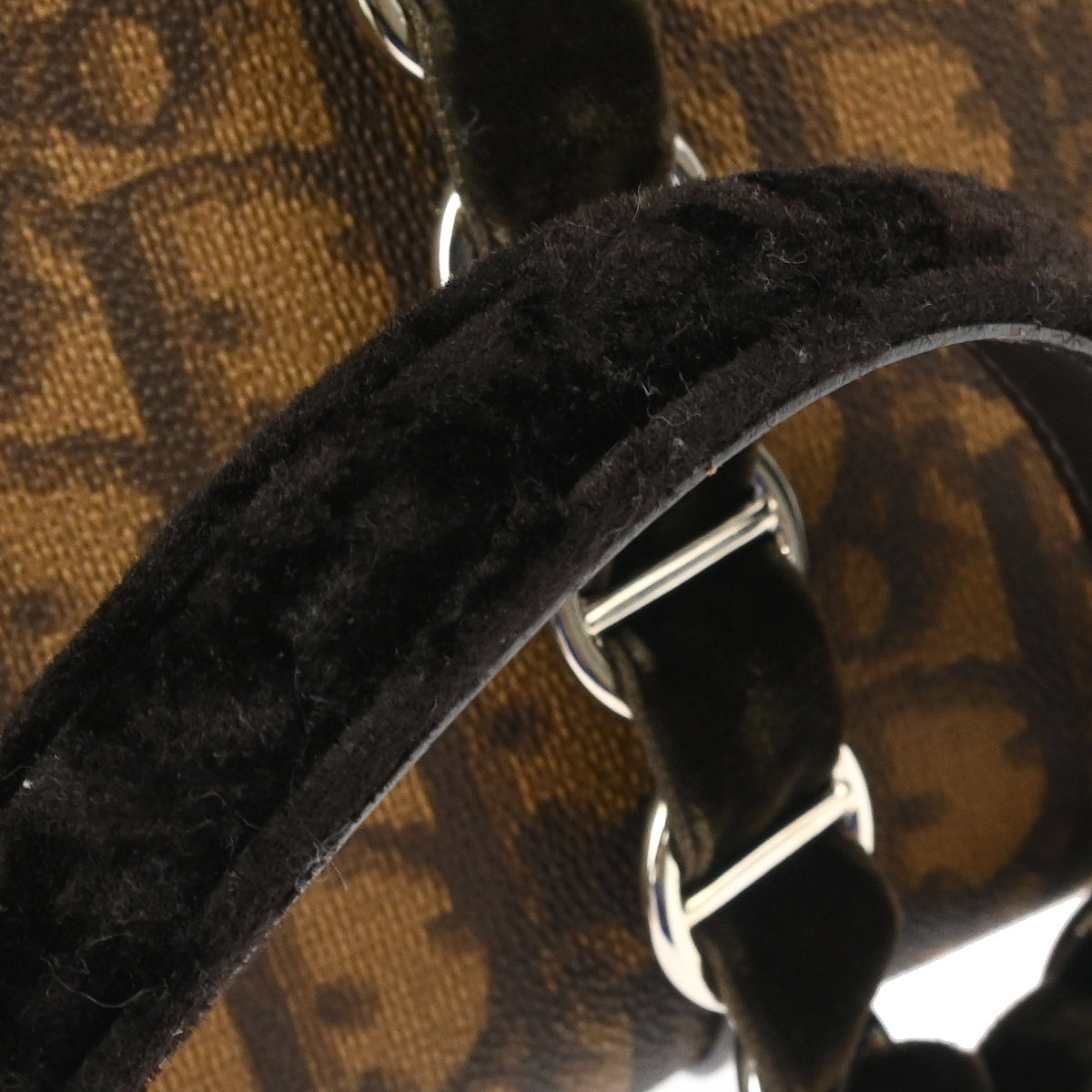 Christian Dior 2005 Brown Romantic Trotter Handbag