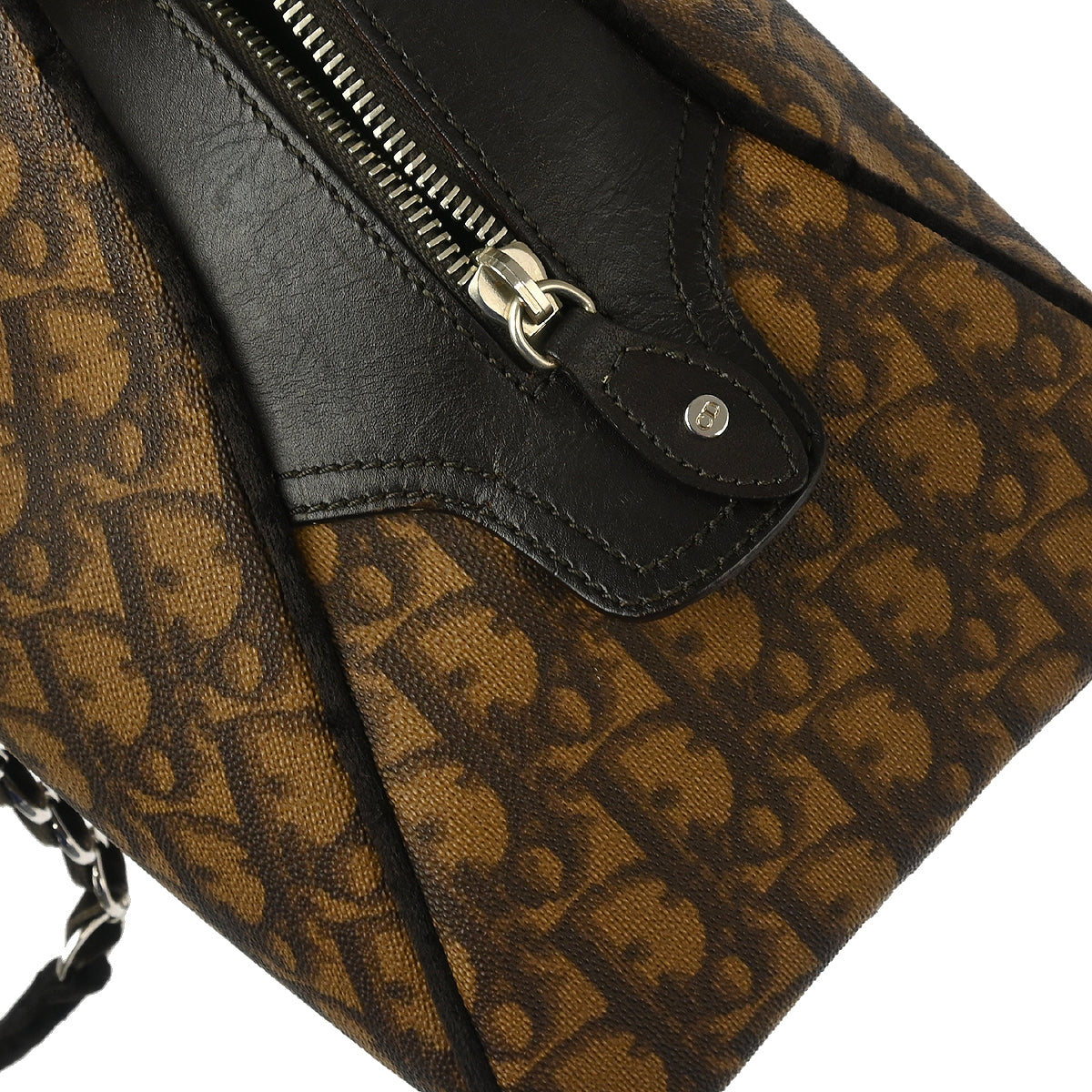 Christian Dior 2005 Brown Romantic Trotter Handbag