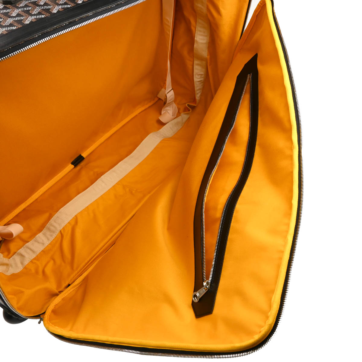 Goyard 2007 Black Trunk Rolling Luggage Suitcase
