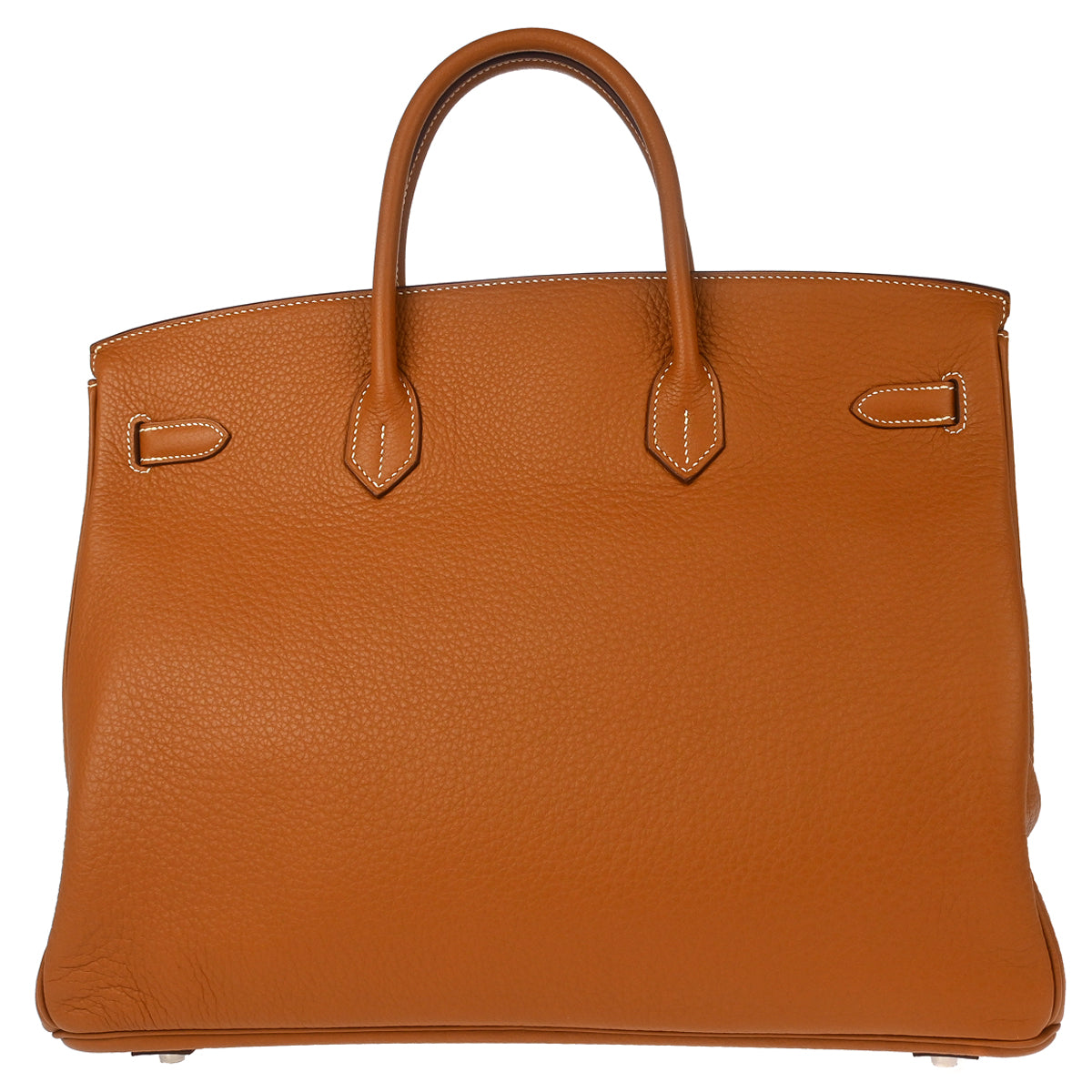 Hermes 2008 Gold Taurillon Clemence Birkin 40 Handbag