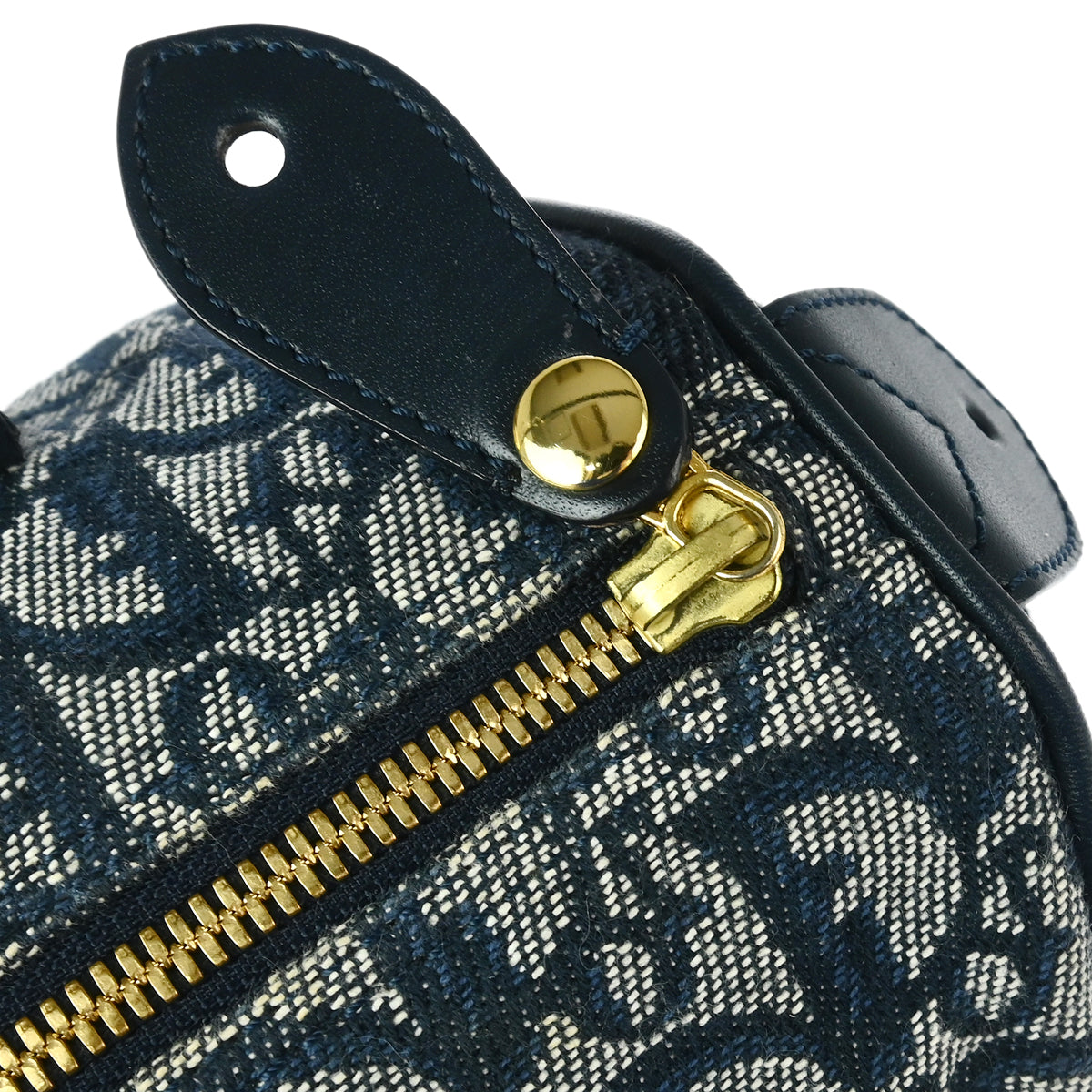 Christian Dior 2003 Navy Trotter Handbag