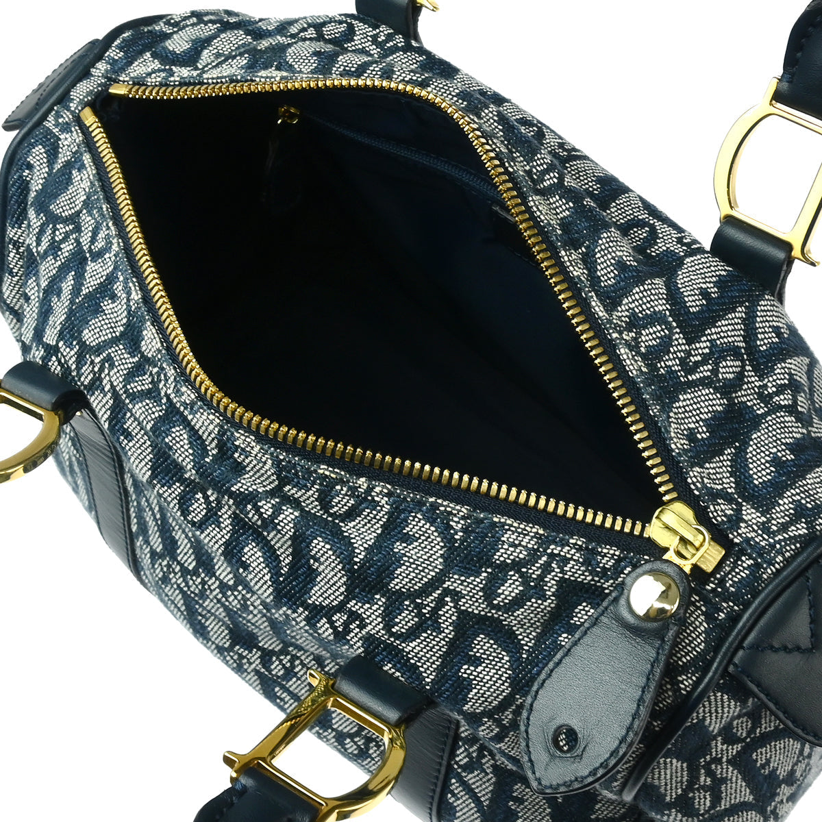 Christian Dior 2003 Navy Trotter Handbag