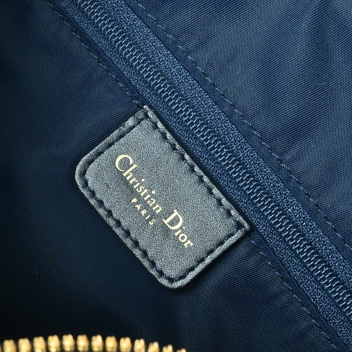 Christian Dior 2003 Navy Trotter Handbag