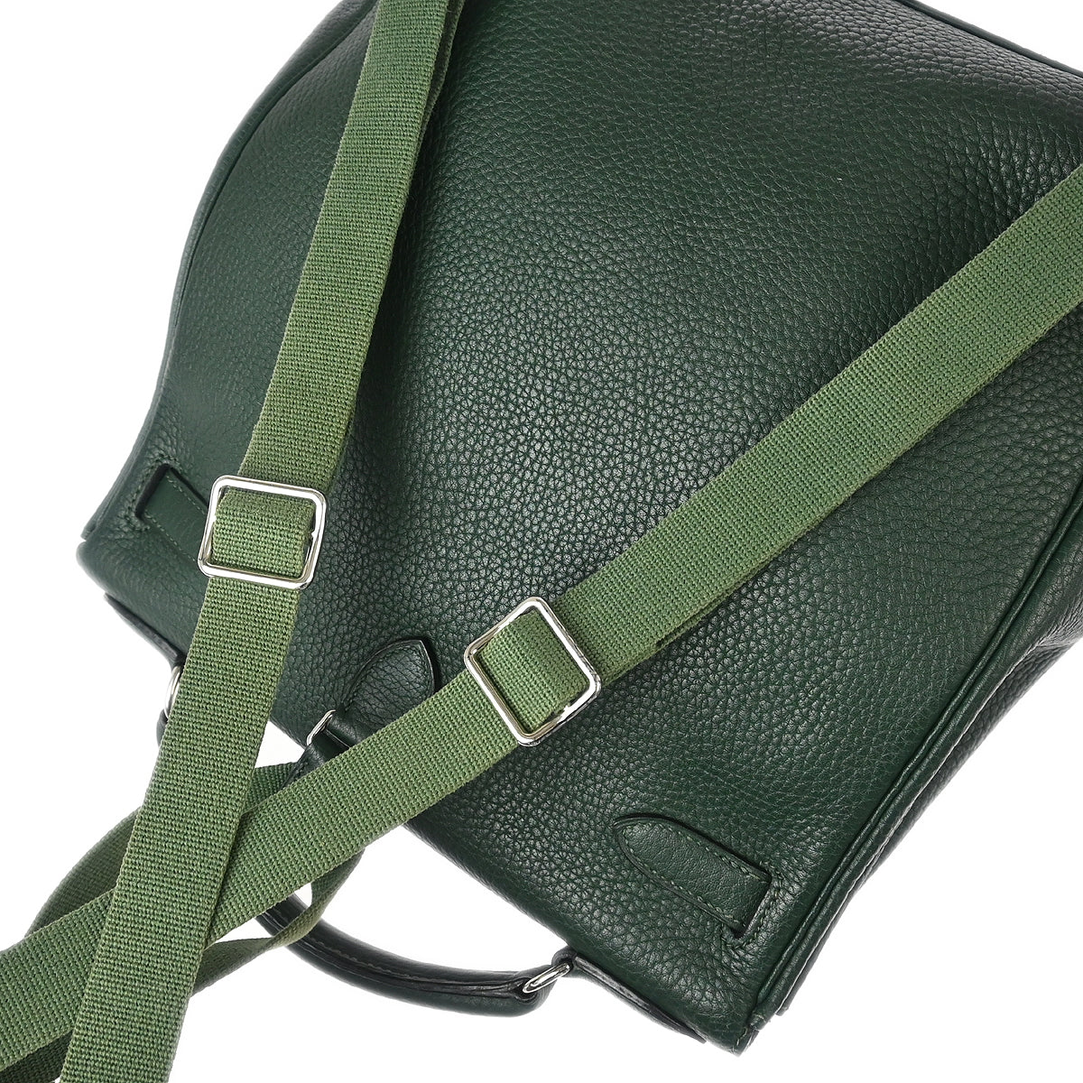 Hermes 2000 Vert Fonce Taurillon Clemence Kelly A Dos GM Backpack