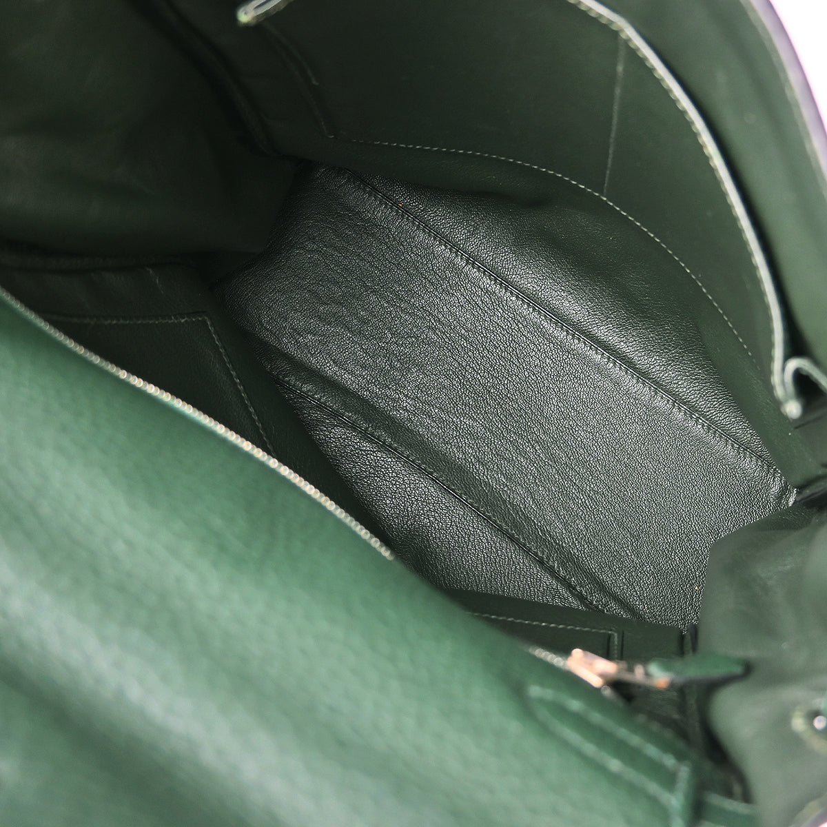 Hermes 2000 Vert Fonce Taurillon Clemence Kelly A Dos GM Backpack