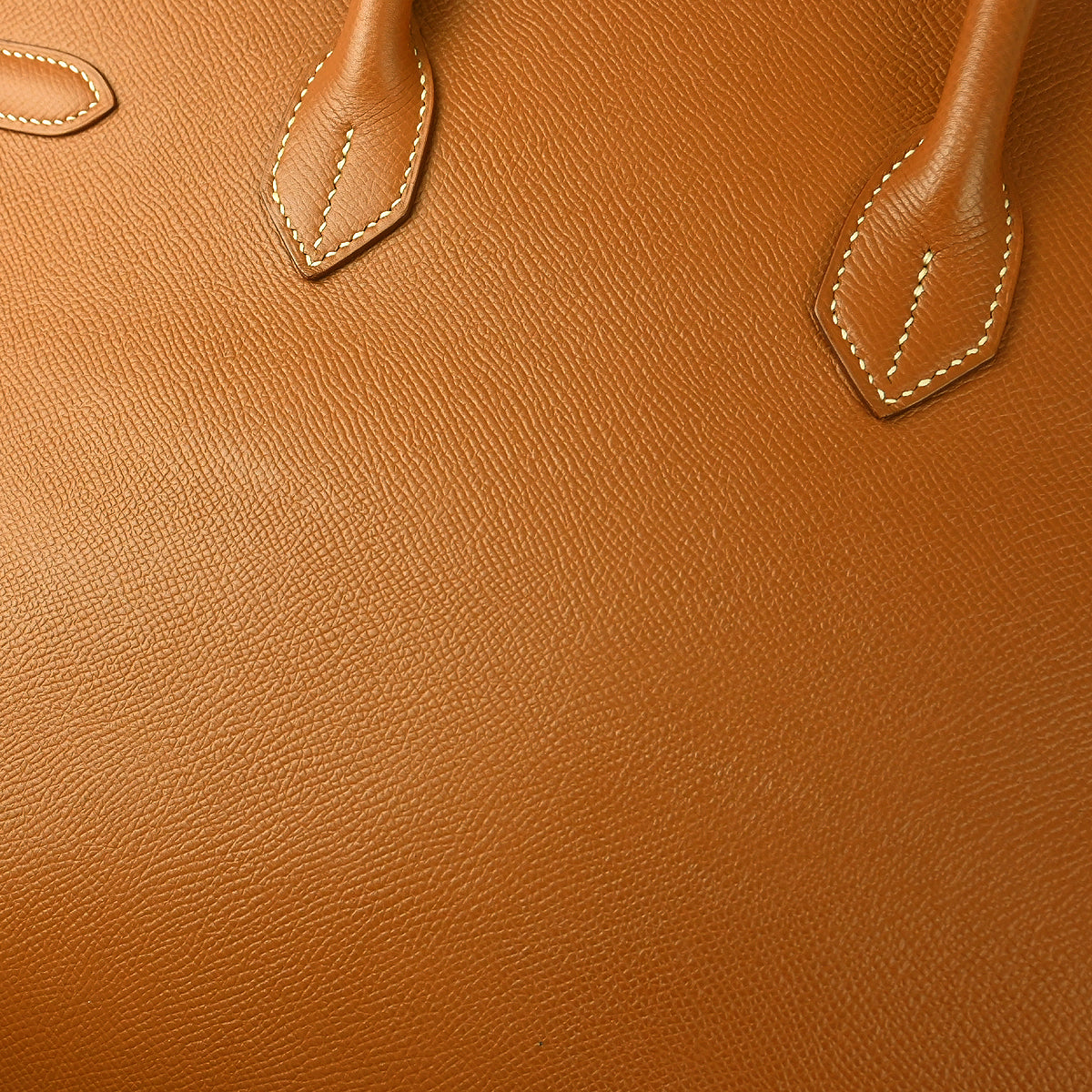 Hermes 1998 Gold Courchevel Birkin 35 Handbag