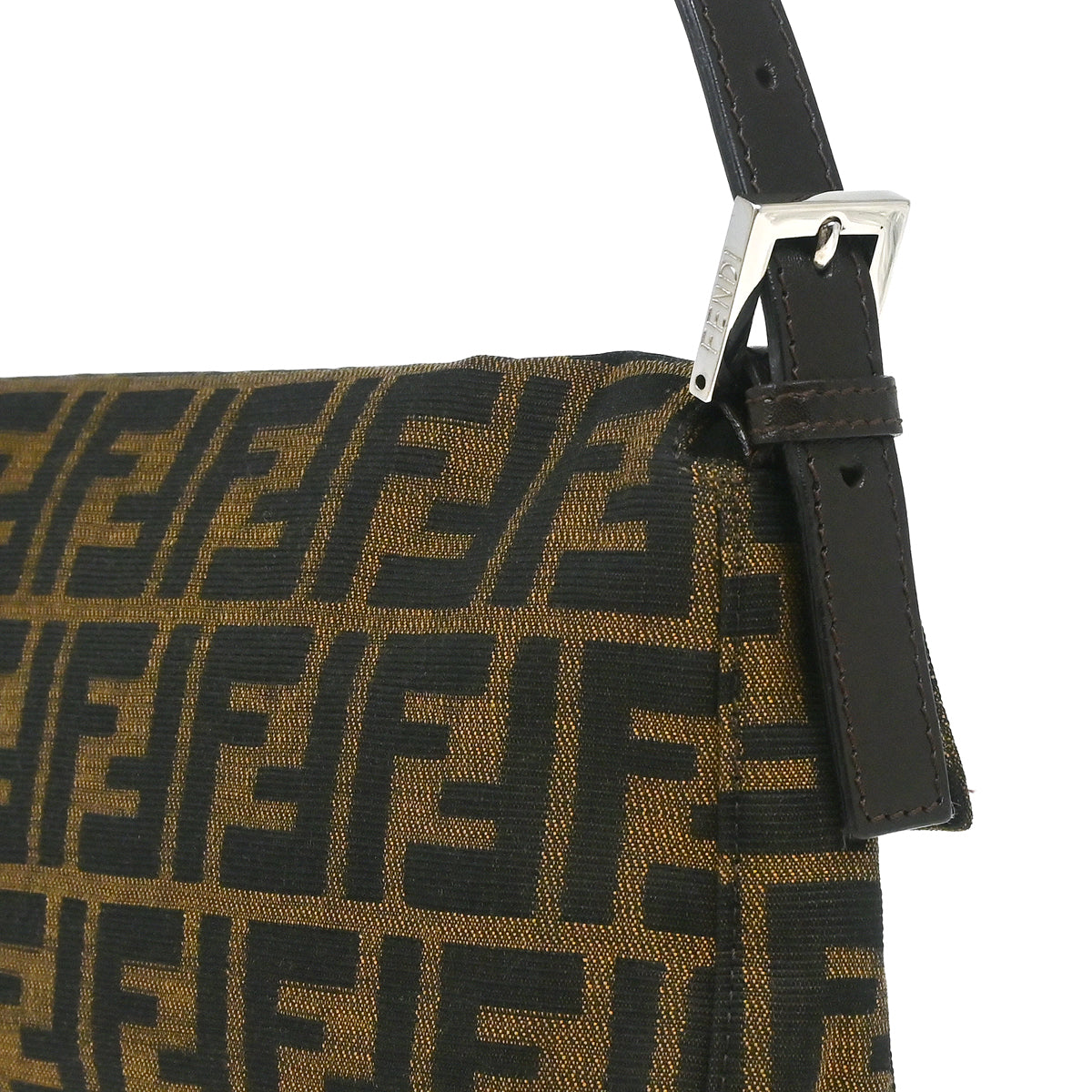 Fendi Brown Zucca Baguette Handbag