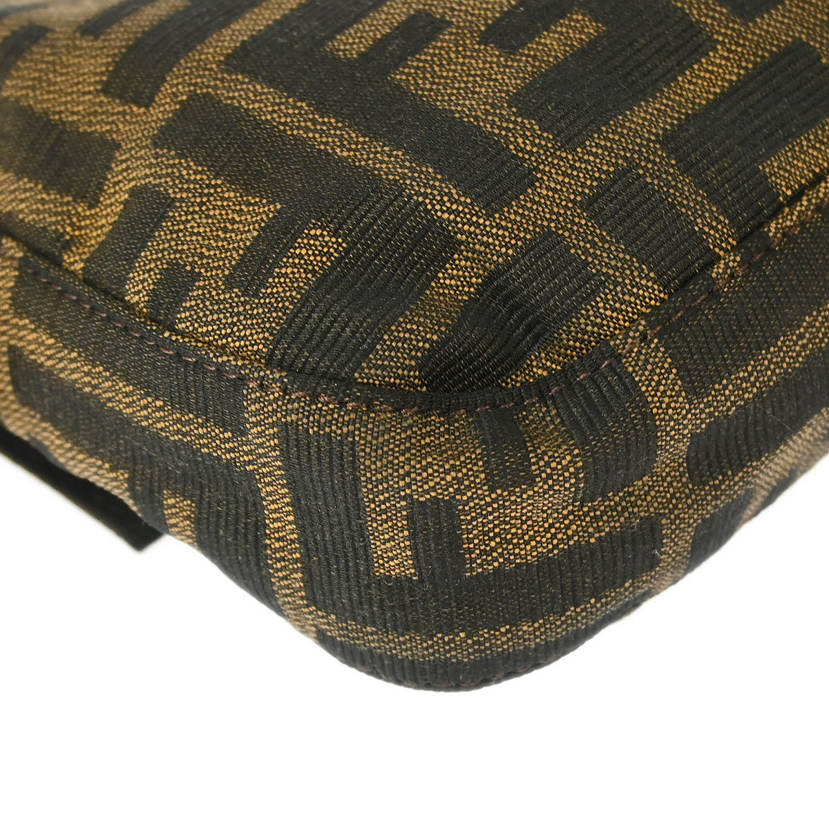 Fendi Brown Zucca Baguette Handbag