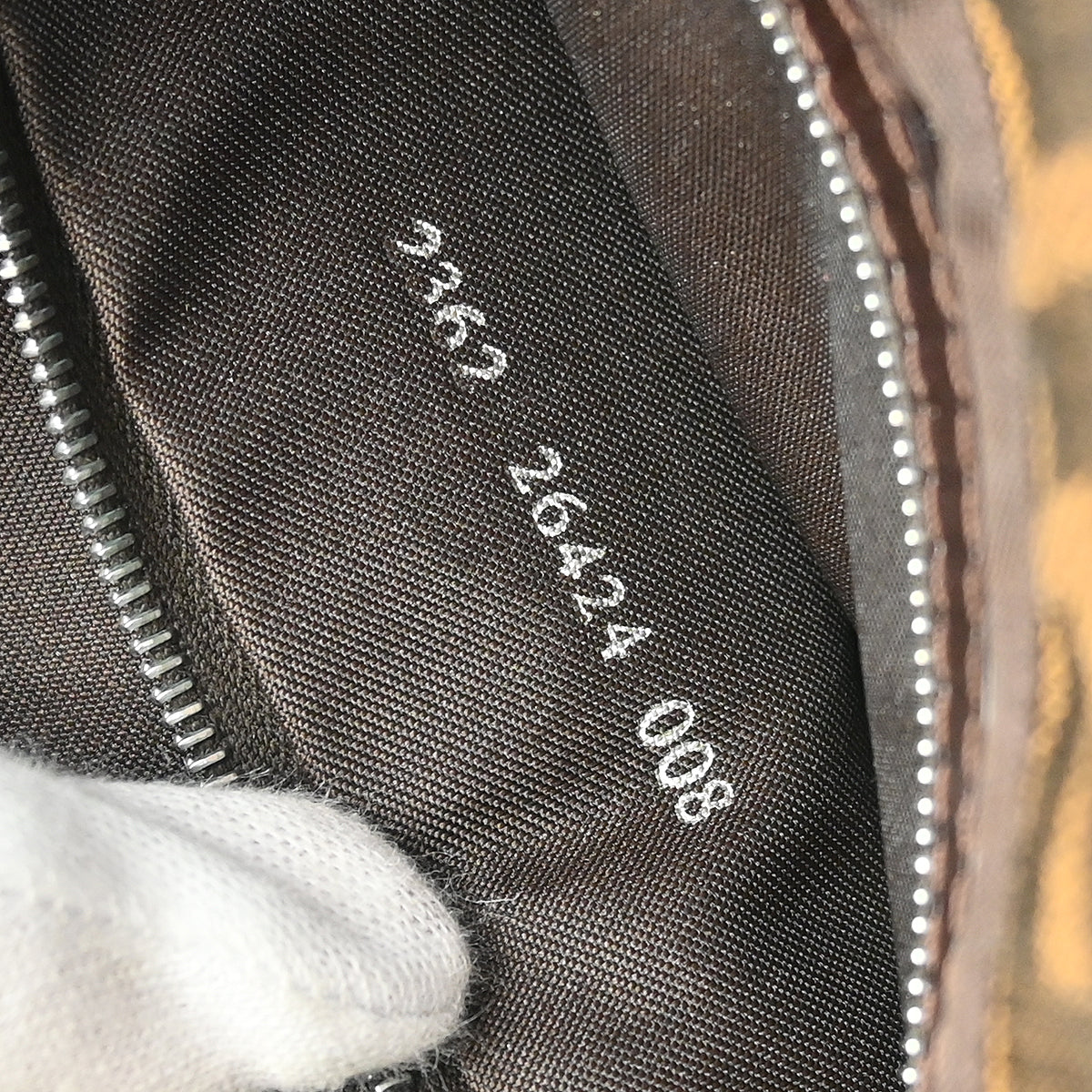 Fendi Brown Zucca Baguette Handbag