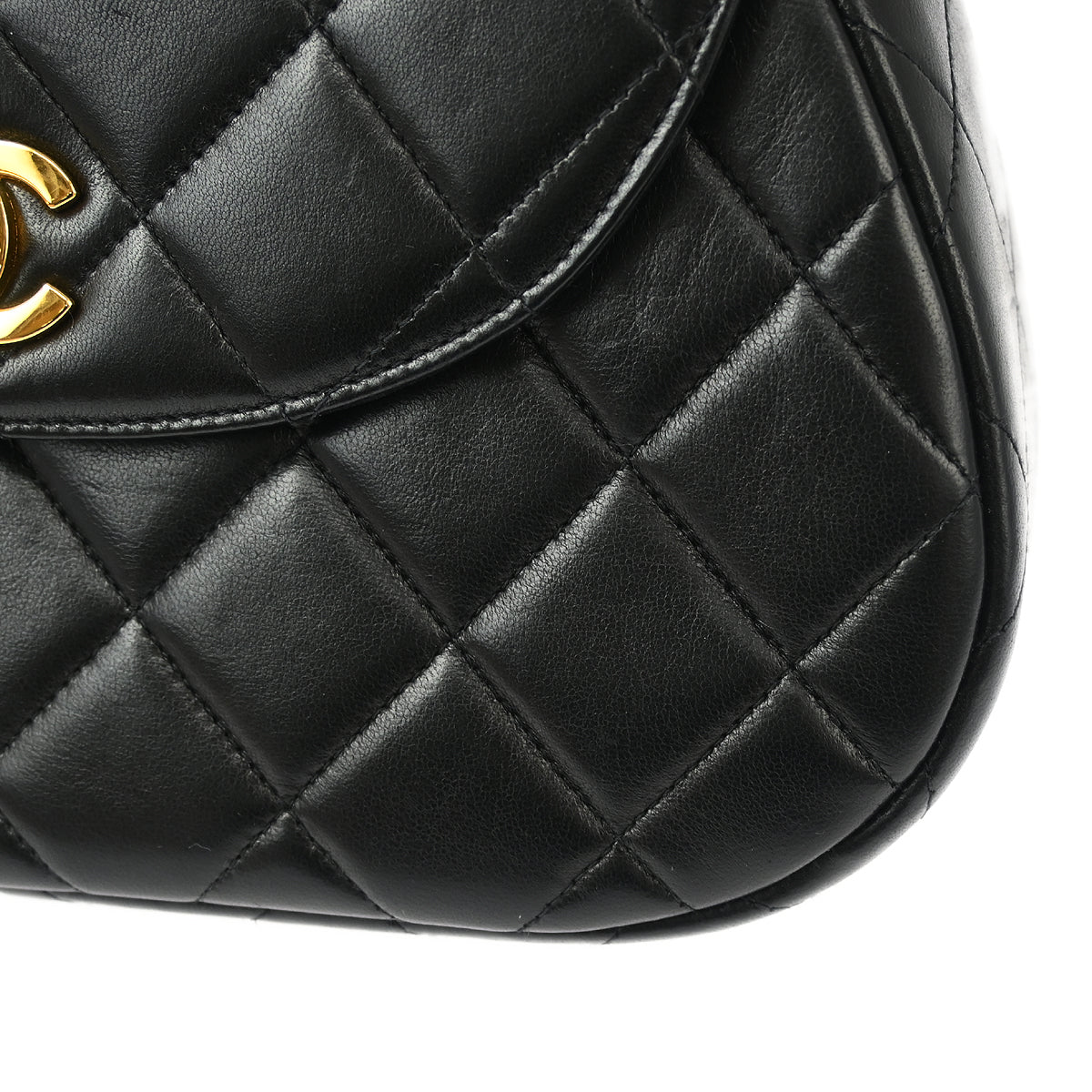 Chanel 1994-1996 Black Lambskin Handbag