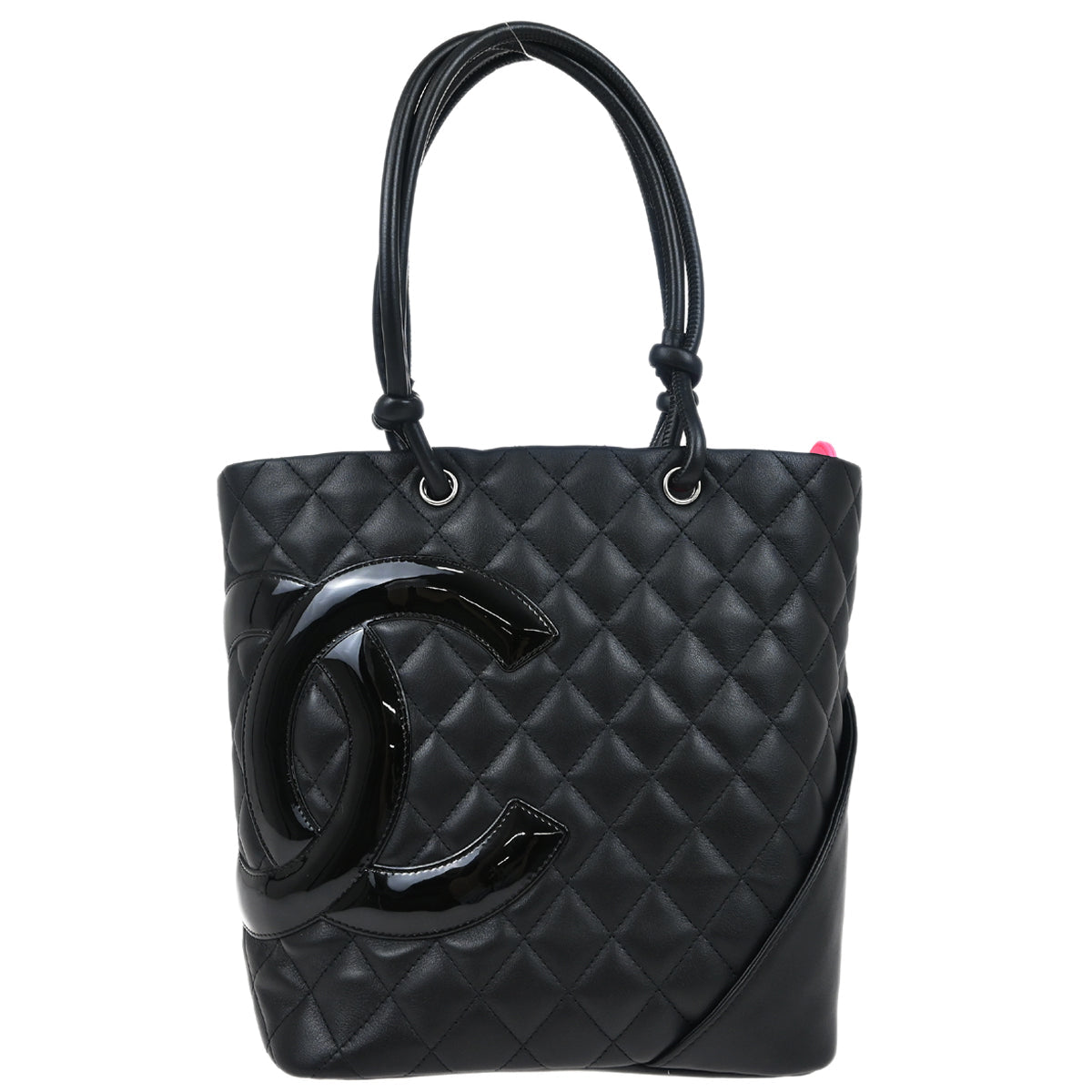 Chanel 2009-2010 Black Calfskin Cambon Ligne Tote Handbag