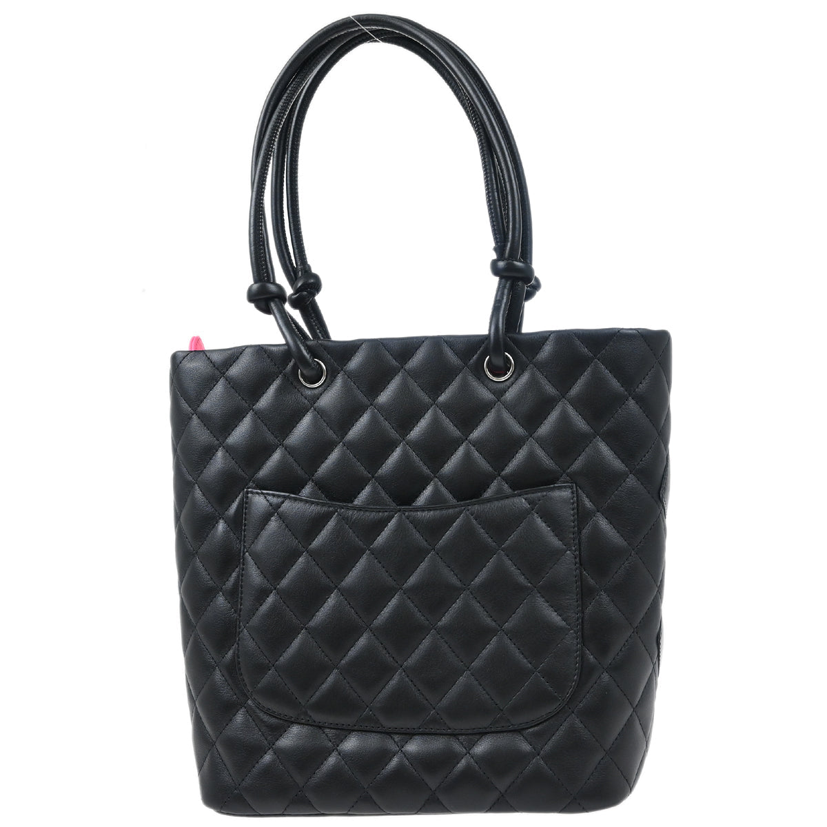 Chanel 2009-2010 Black Calfskin Cambon Ligne Tote Handbag