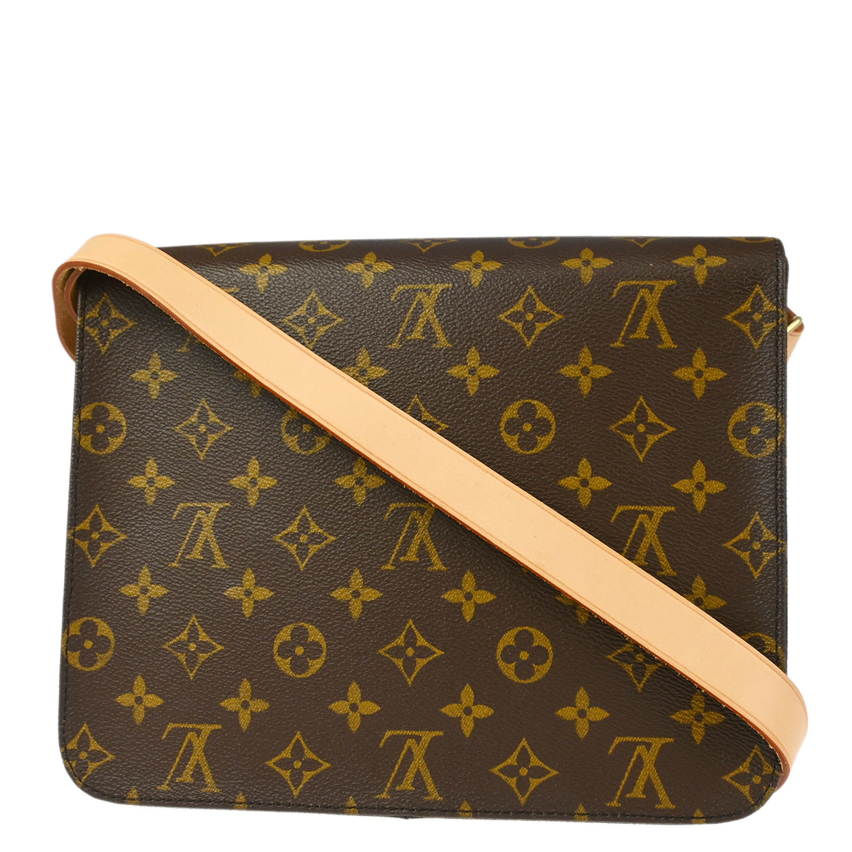 Louis Vuitton 1995 Monogram Cartouchiere GM Shoulder Bag M51252