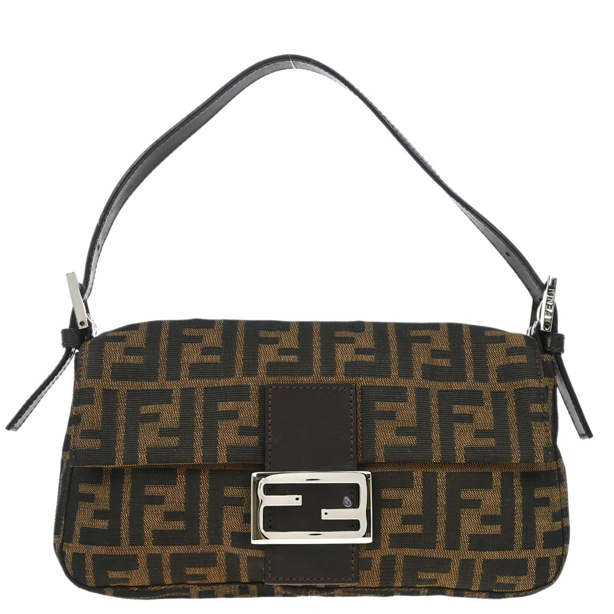 Fendi Brown Zucca Baguette Handbag