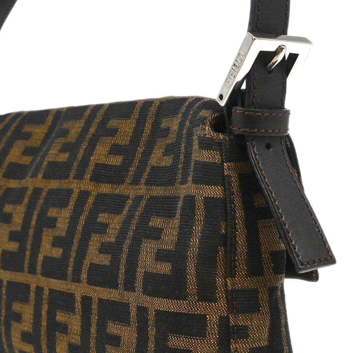 Fendi Brown Zucca Baguette Handbag