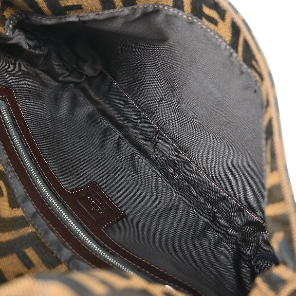 Fendi Brown Zucca Baguette Handbag