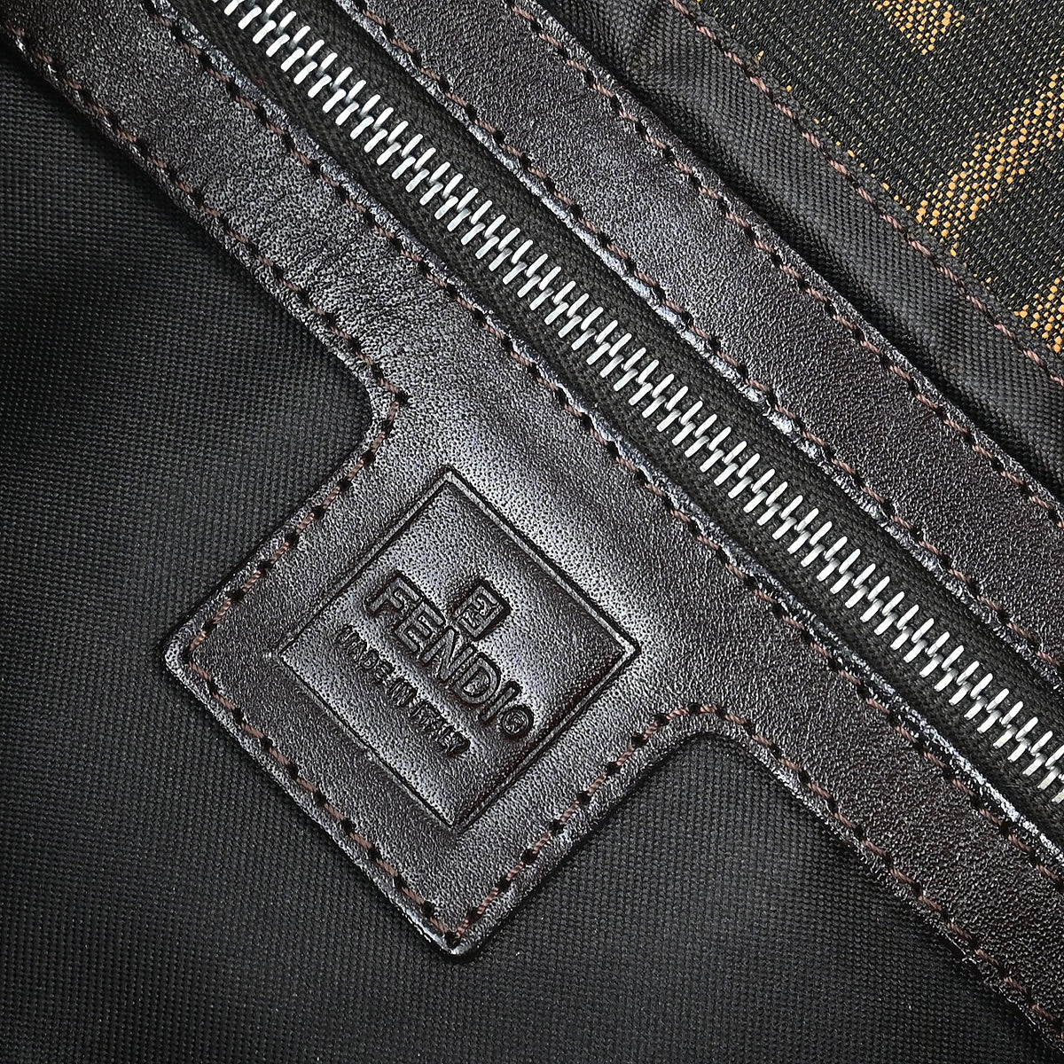 Fendi Brown Zucca Baguette Handbag