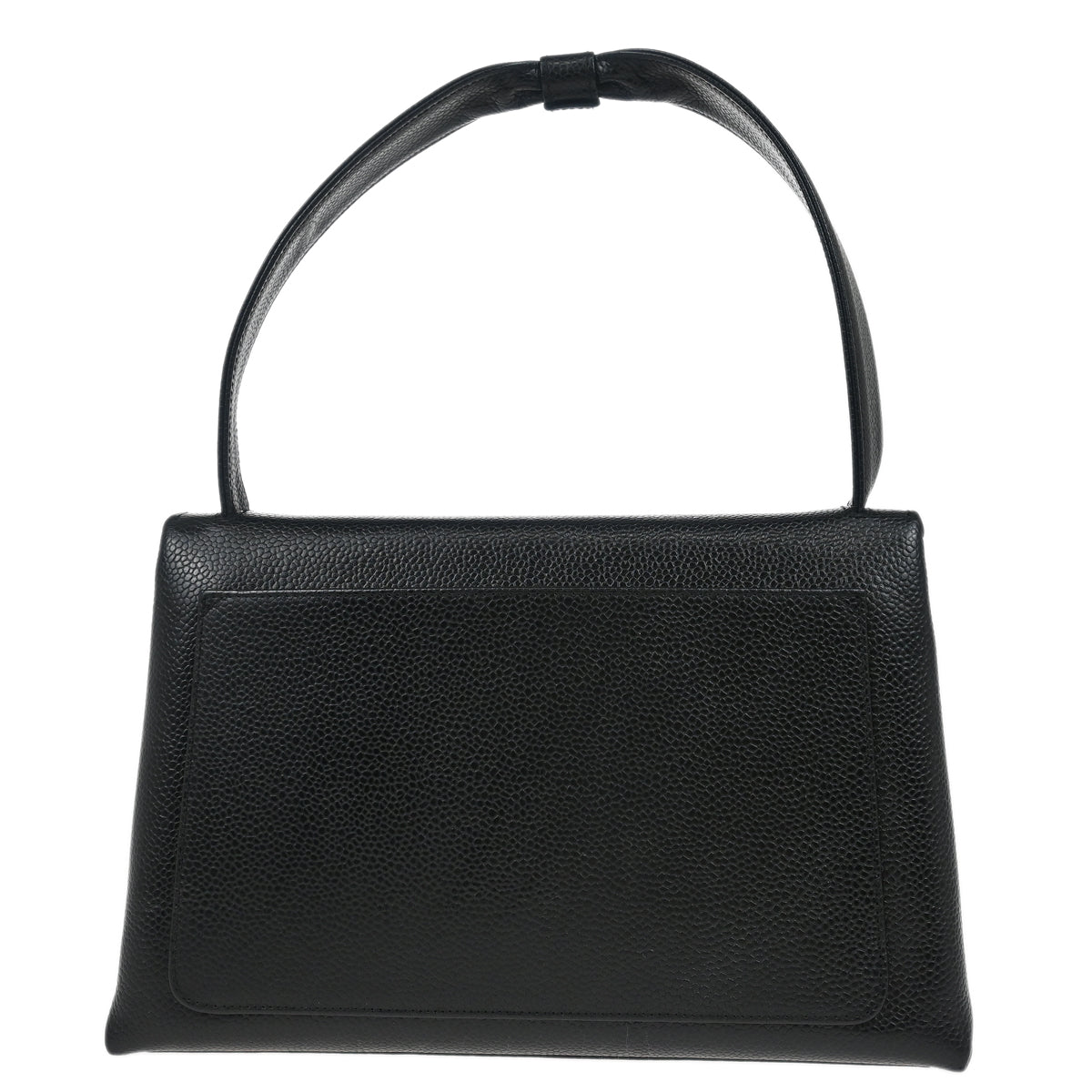 Chanel 1997-1999 Black Caviar Handbag