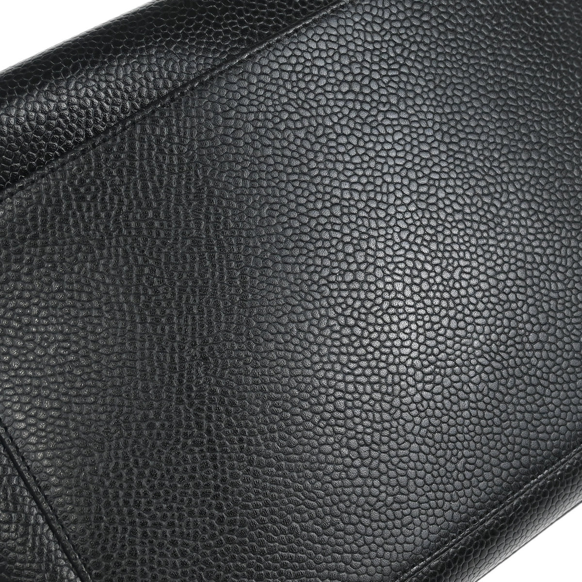 Chanel 1997-1999 Black Caviar Handbag